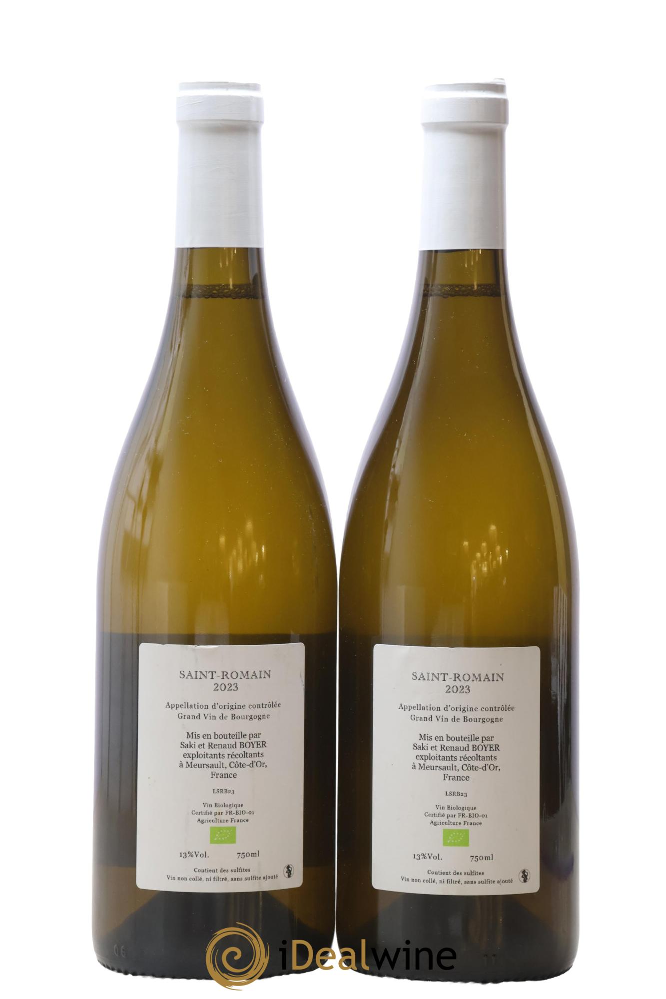 Saint-Romain Renaud Boyer 2023 - Lot of 2 bottles - 1