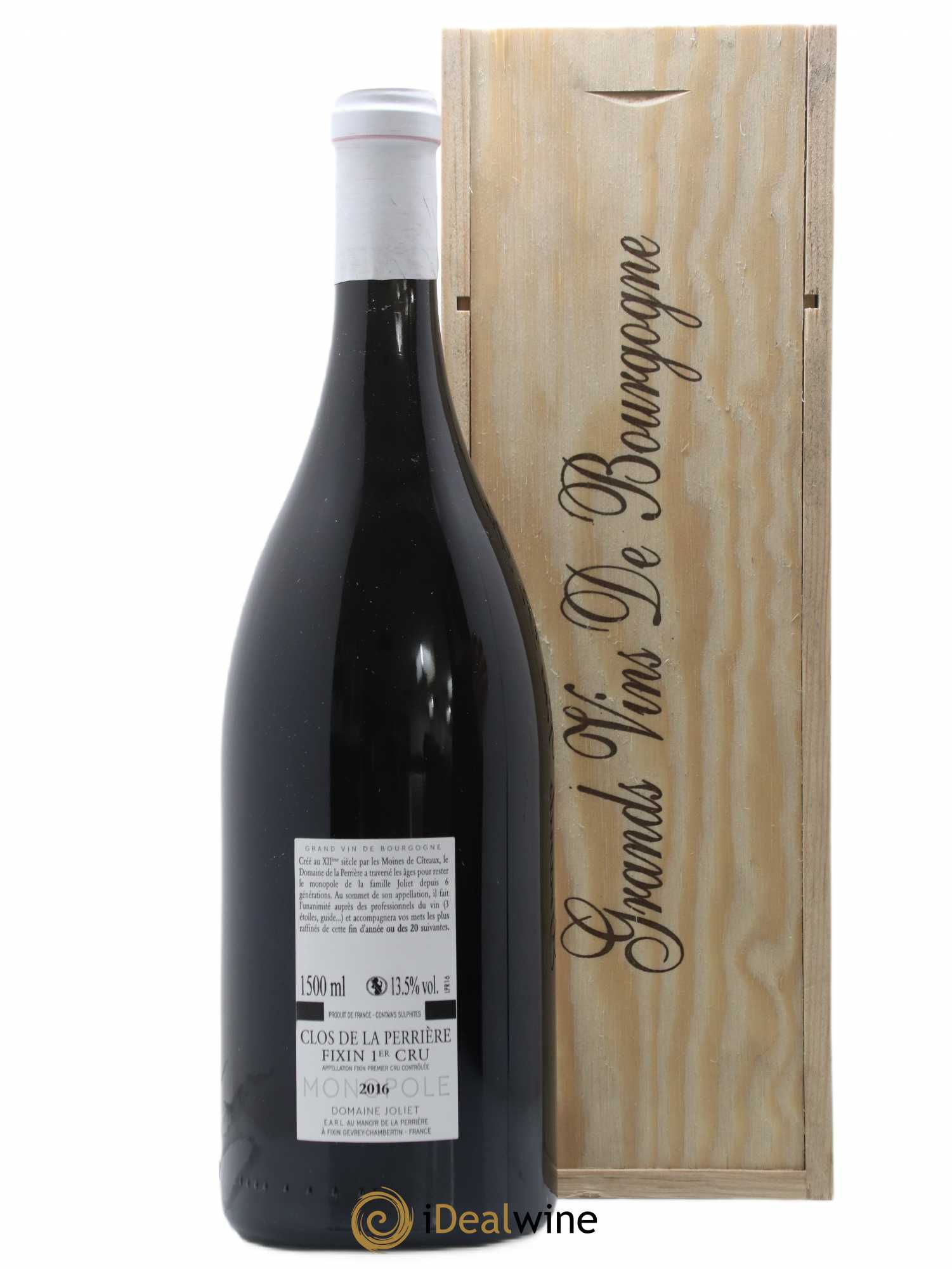 Fixin 1er Cru Clos de la Perrière Joliet Père & Fils (Domaine) 2016 - Lot de 1 magnum - 1