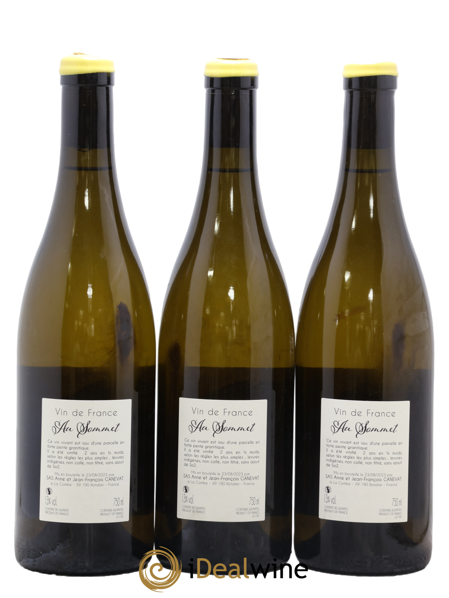 Vin de France Au Sommet Anne et Jean François Ganevat 2021 - Lot of 3 bottles - 1