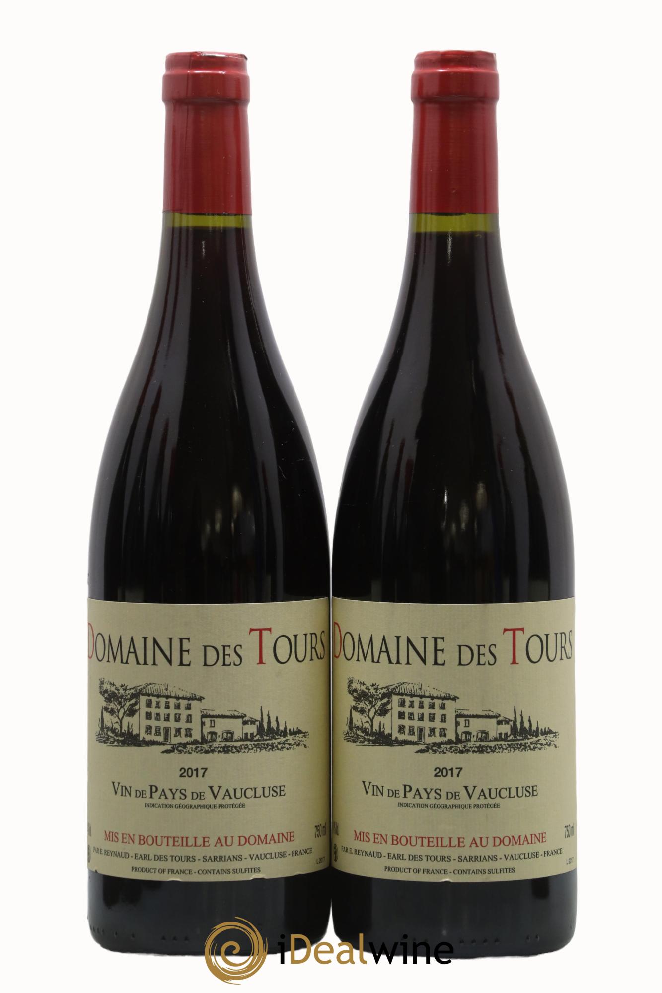 IGP Vaucluse (Vin de Pays de Vaucluse) Domaine des Tours Emmanuel Reynaud 2017 - Lotto di 2 bottiglie - 0