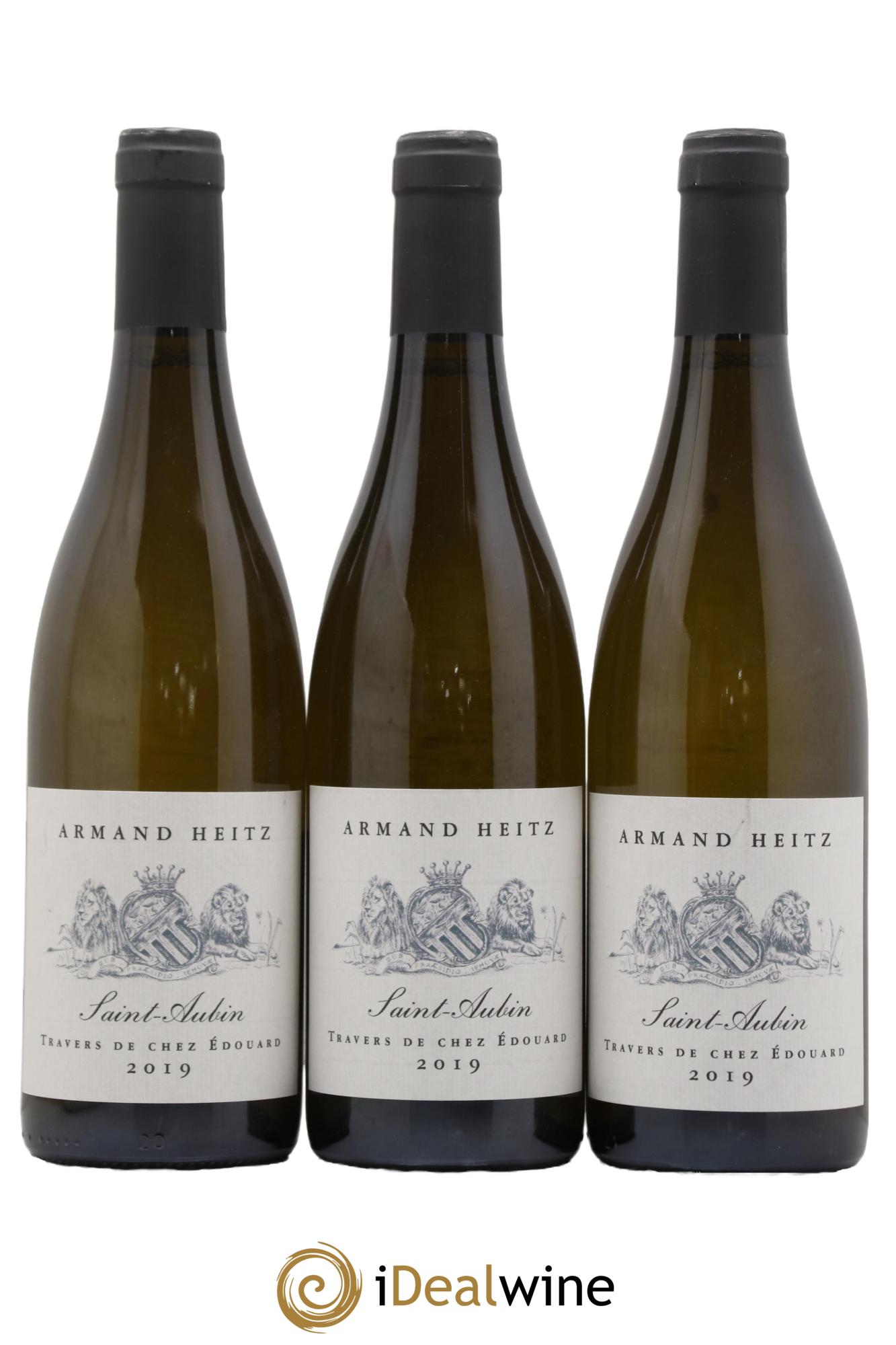 Saint-Aubin Travers de Chez Edouard Domaine Armand Heitz 2019 - Lot de 3 bouteilles - 0