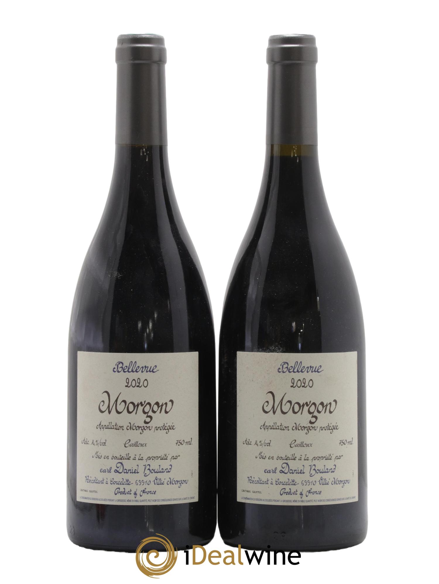 Morgon Bellevue Cailloux Daniel Bouland (Domaine) 2020 - Lot de 2 bouteilles - 0
