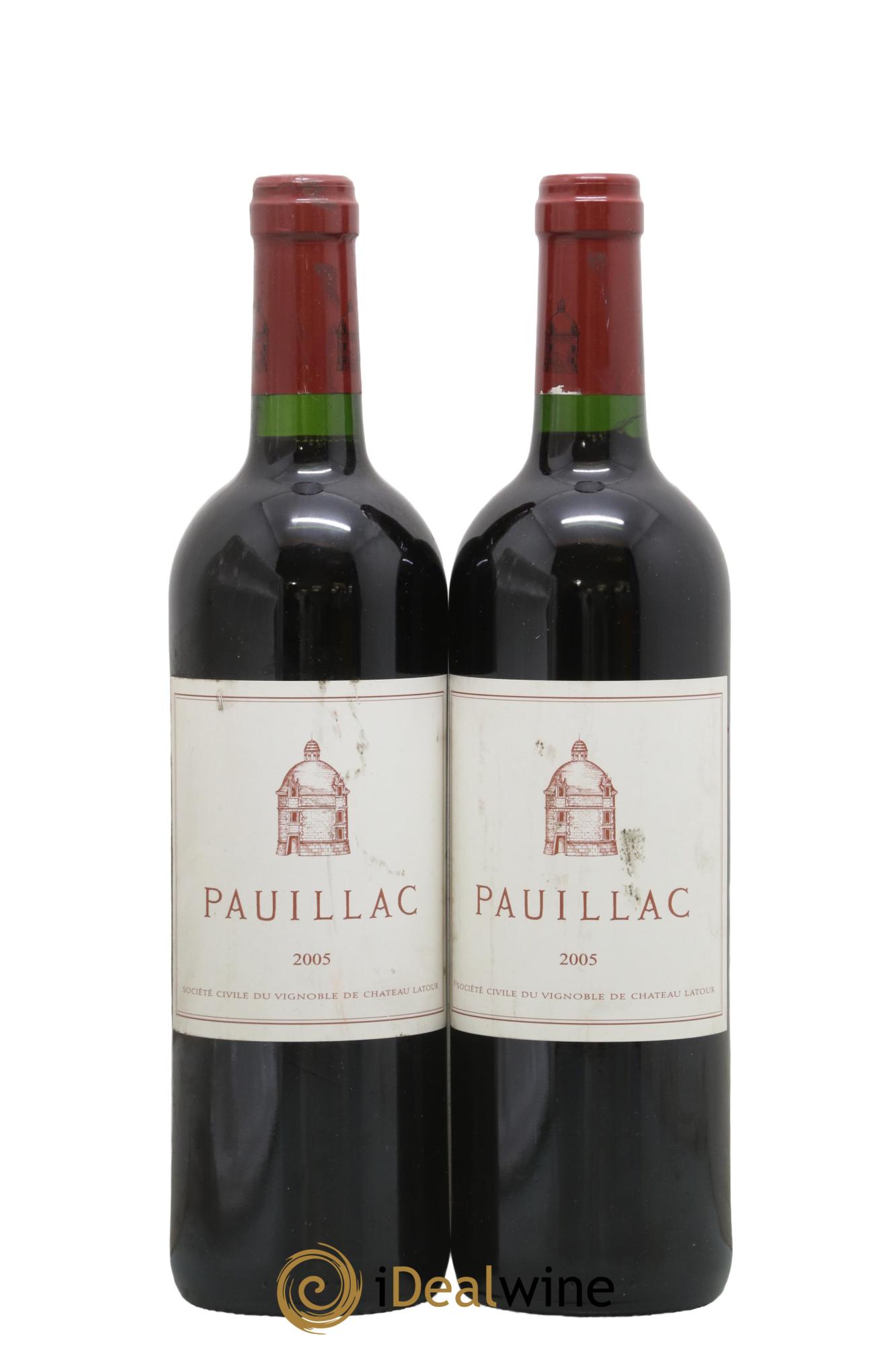 Pauillac de Château Latour 2005 - Lot de 2 bouteilles - 0