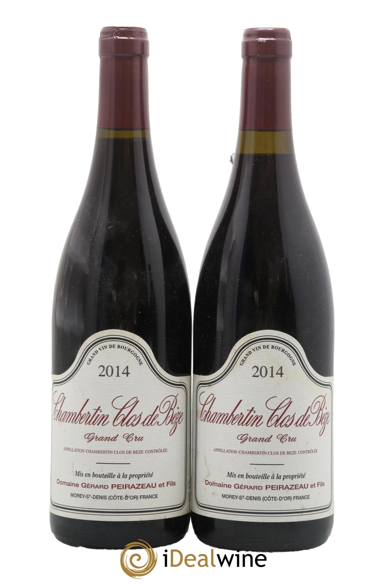 Chambertin Clos de Bèze Grand Cru Peirazeau 2014 - Lot of 2 bottles - 0