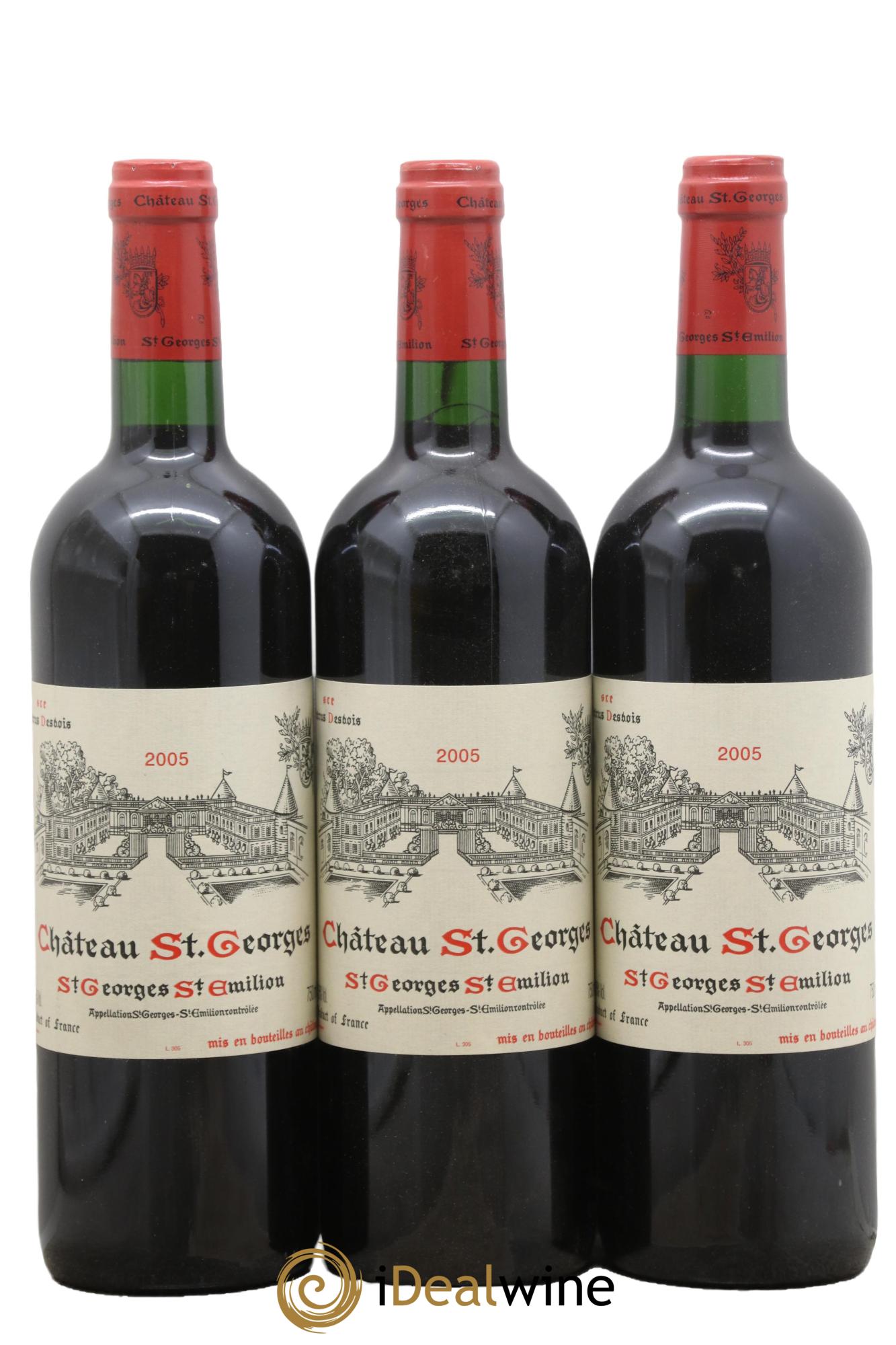 Château Saint-Georges 2005 - Lot of 3 bottles - 0