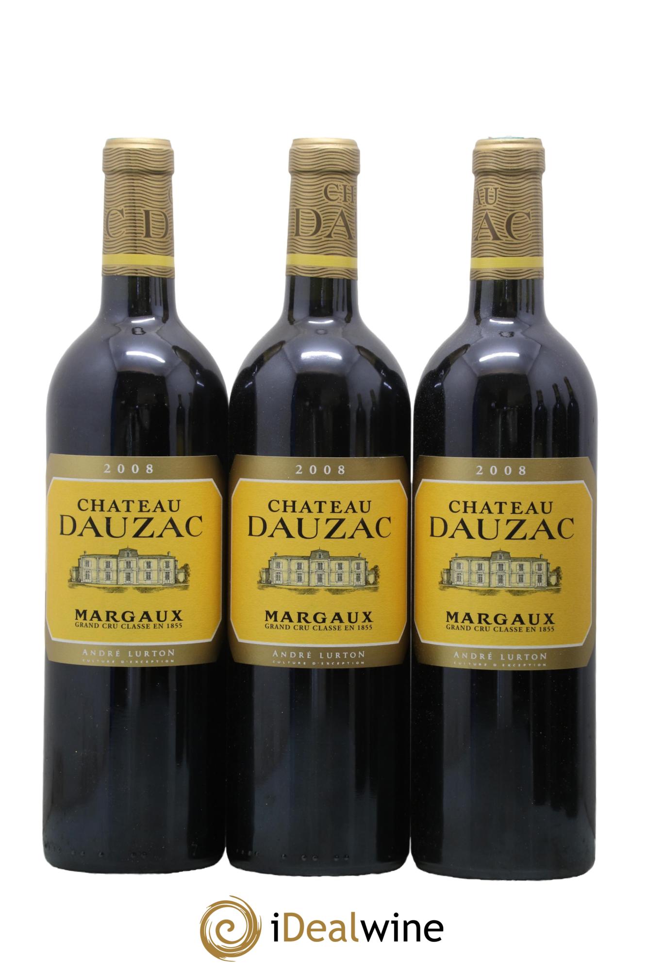 Château Dauzac 5ème Grand Cru Classé 2008 - Lot de 6 bouteilles - 2