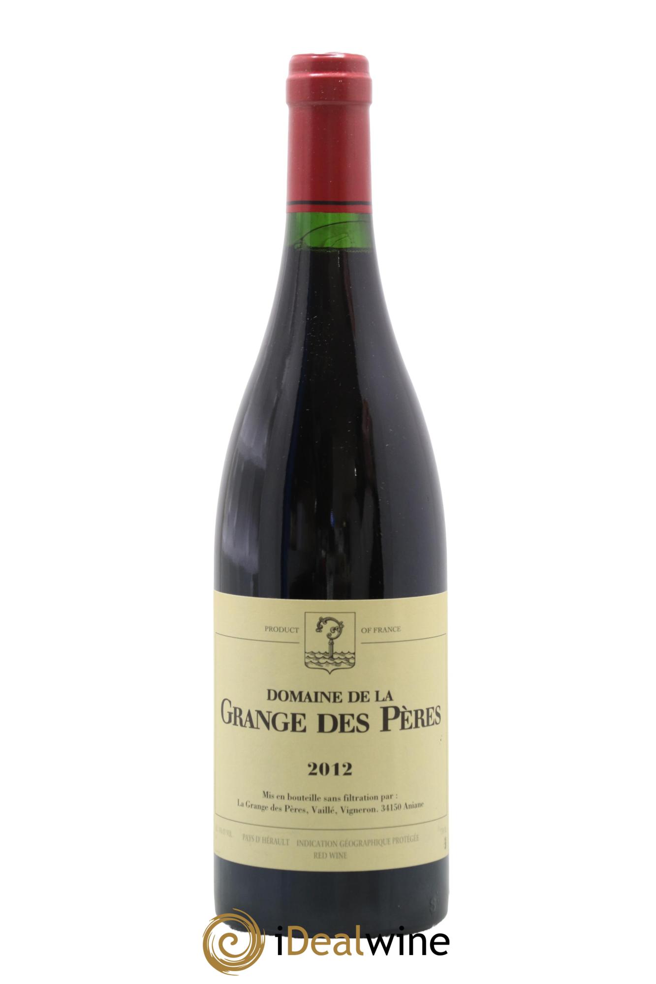 Pays d'Hérault Grange des Pères Laurent Vaillé 2012 - Lot de 1 bouteille - 0