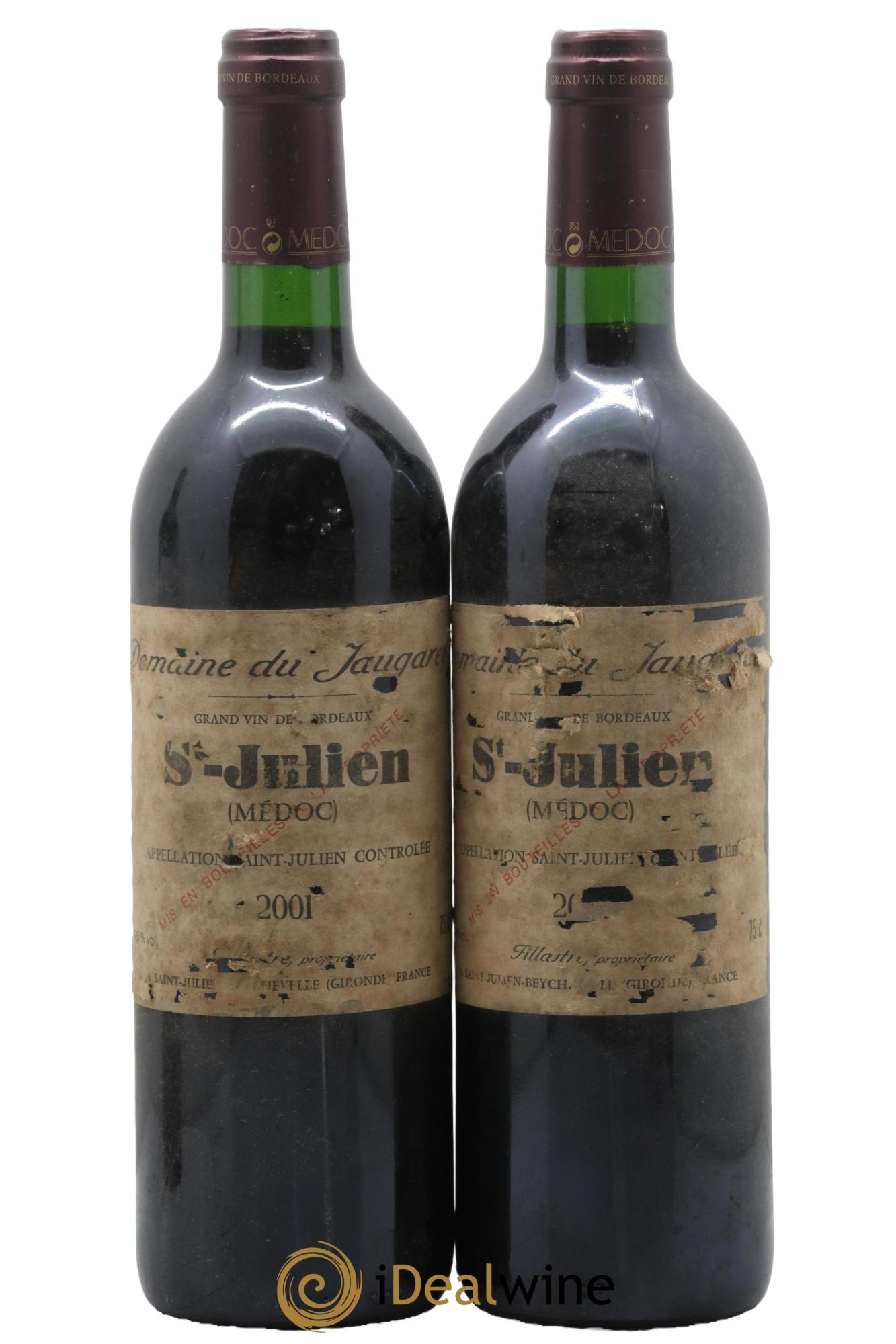 Domaine du Jaugaret 2001 - Posten von 2 Flaschen - 0