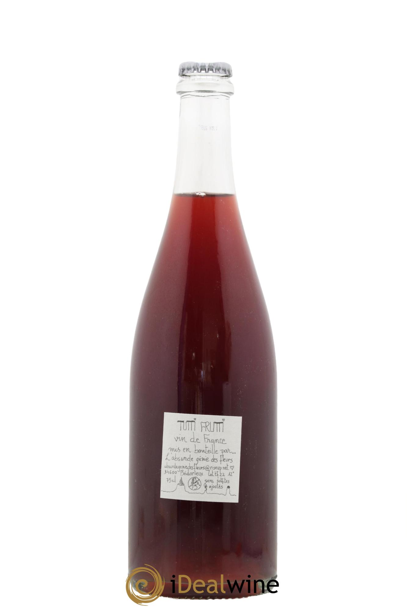 Vin de France Absurde Genie Des Fleurs Tutti Frutti 2022 - Lot de 1 bouteille - 1