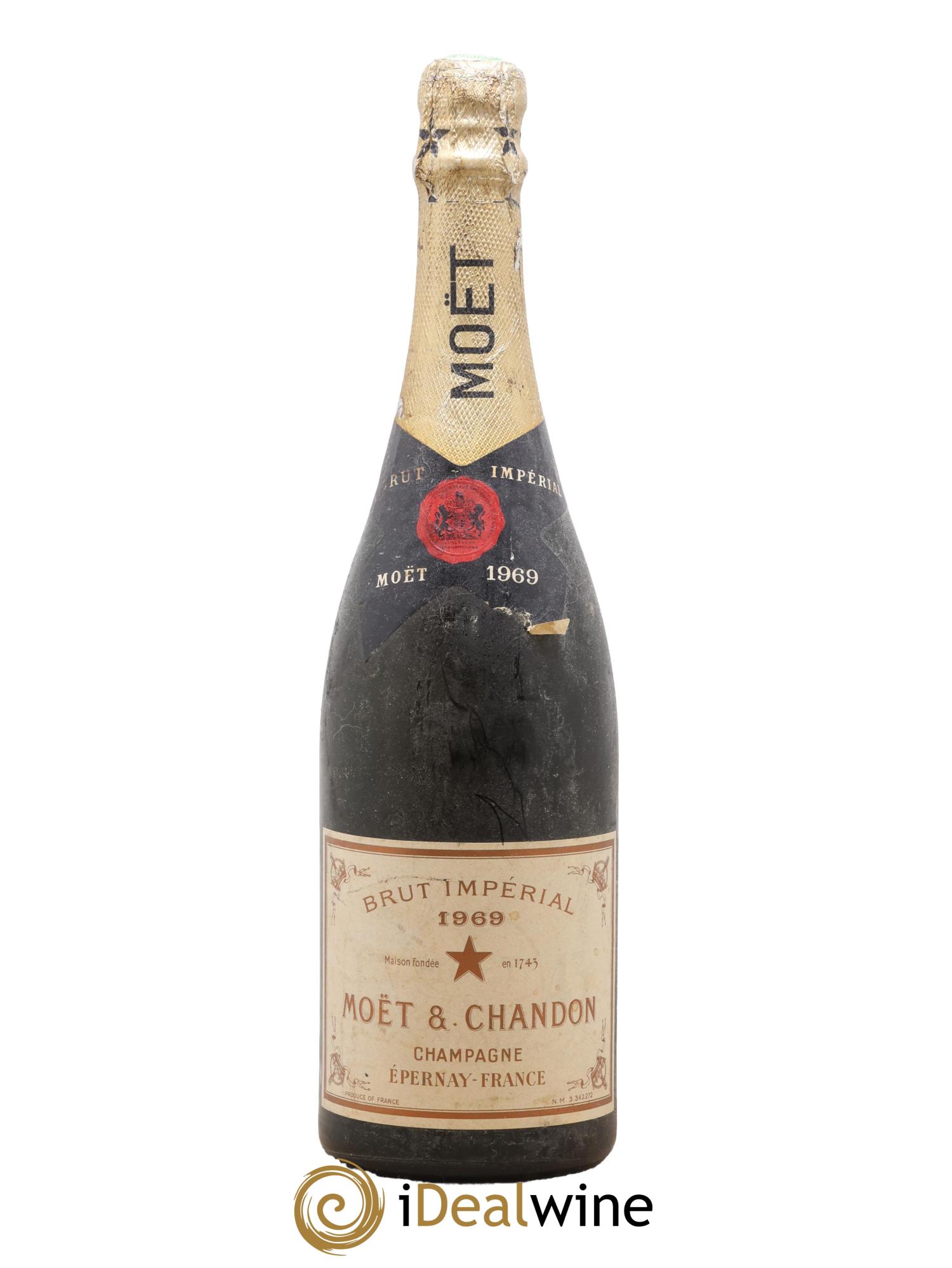 Impérial Brut Moët et Chandon 1969 - Lot de 1 bouteille - 0