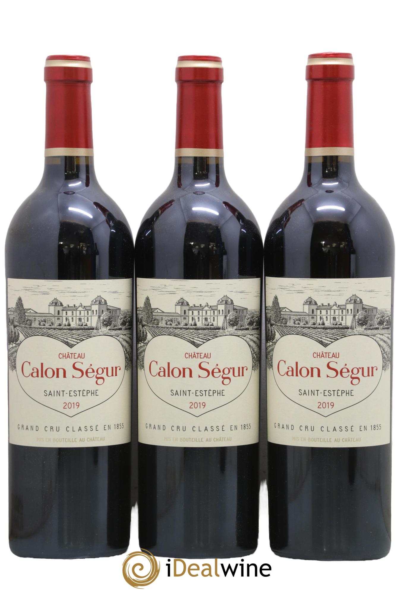 Château Calon Ségur 3ème Grand Cru Classé 2019 - Lot of 3 bottles - 0