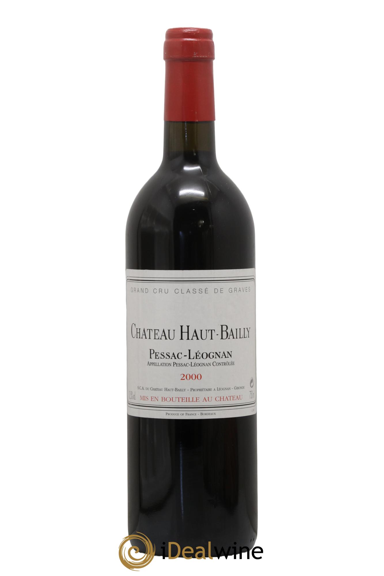 Château Haut-Bailly Cru Classé de Graves 2000 - Posten von 1 Flasche - 0