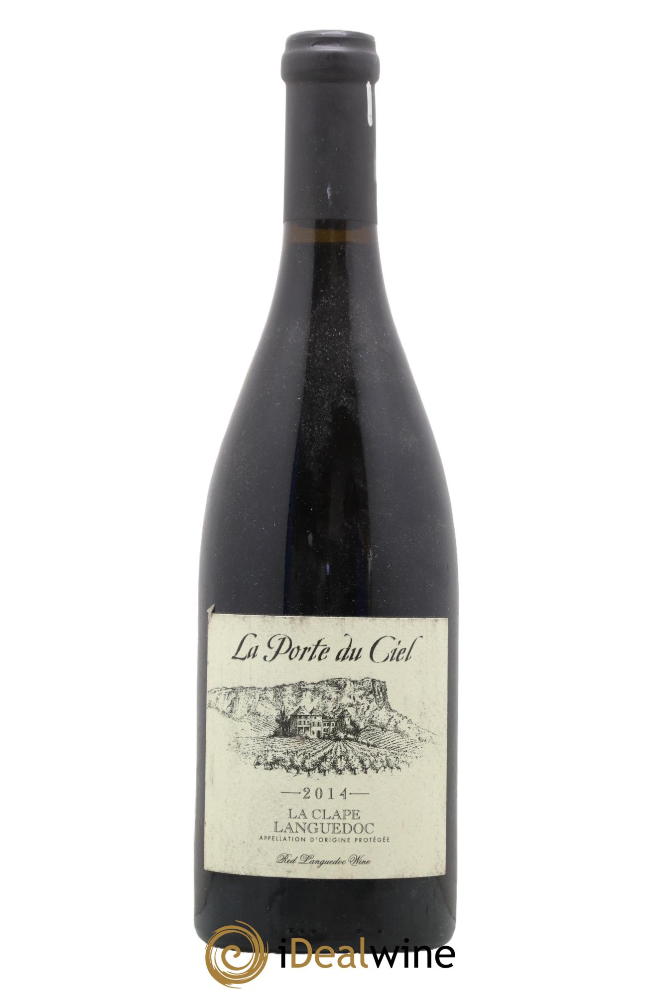 La Clape Château de La Négly La Porte du Ciel Jean Paux-Rosset 2014 - Lot de 1 bouteille - 0