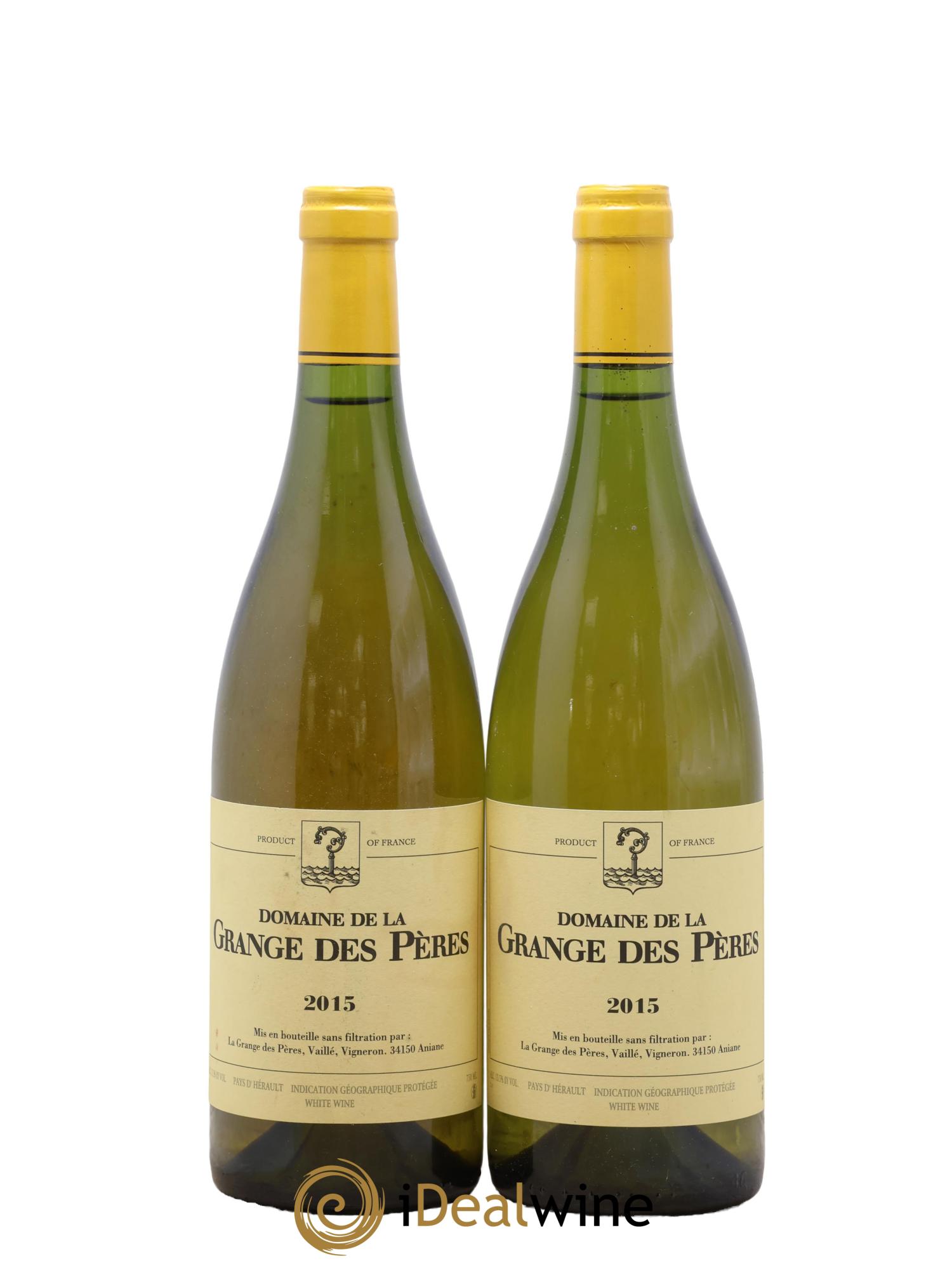 IGP Pays d'Hérault Grange des Pères Laurent Vaillé 2015 - Lot of 2 bottles - 0