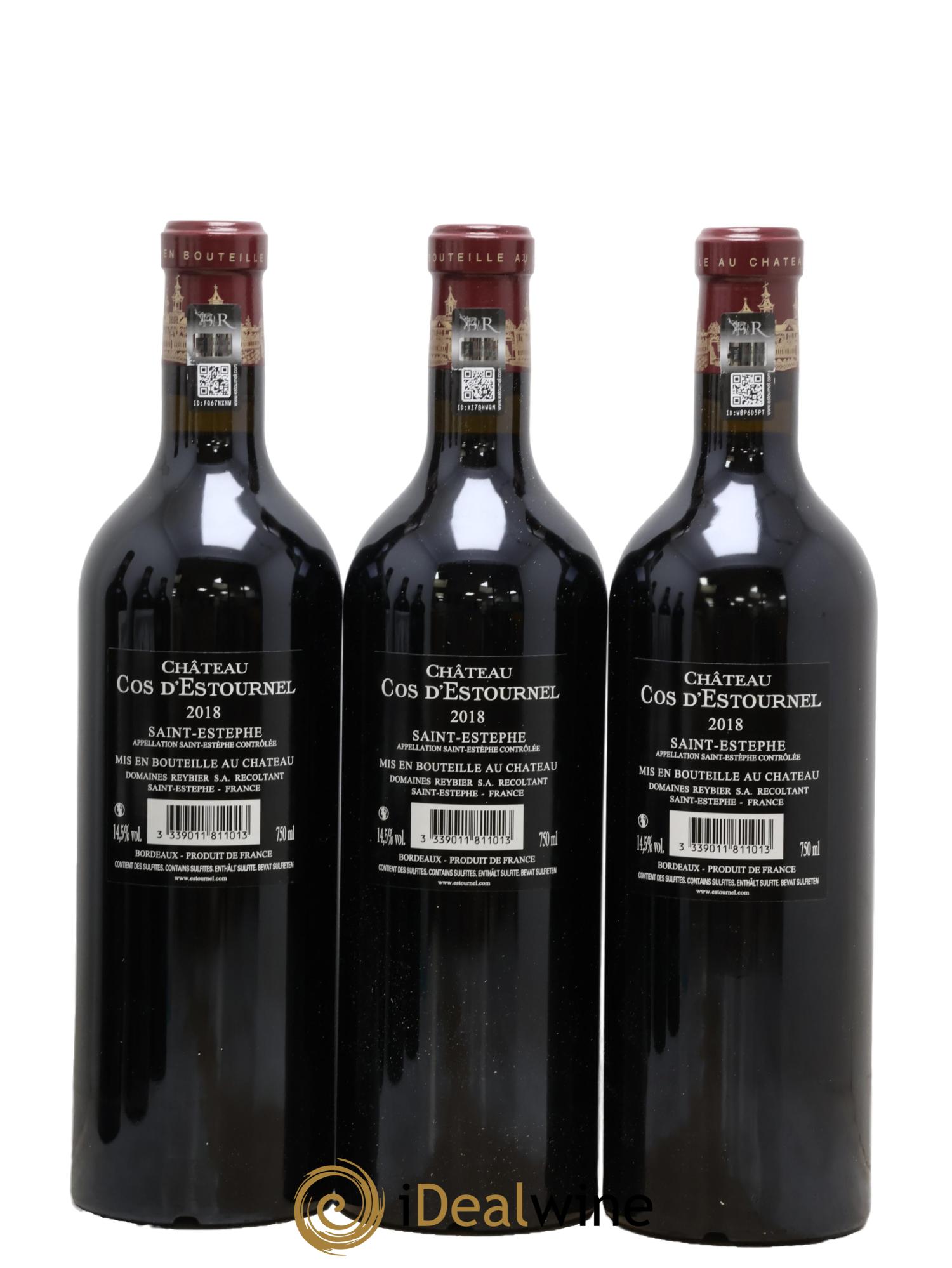 Cos d'Estournel 2ème Grand Cru Classé 2018 - Lotto di 6 bottiglie - 2