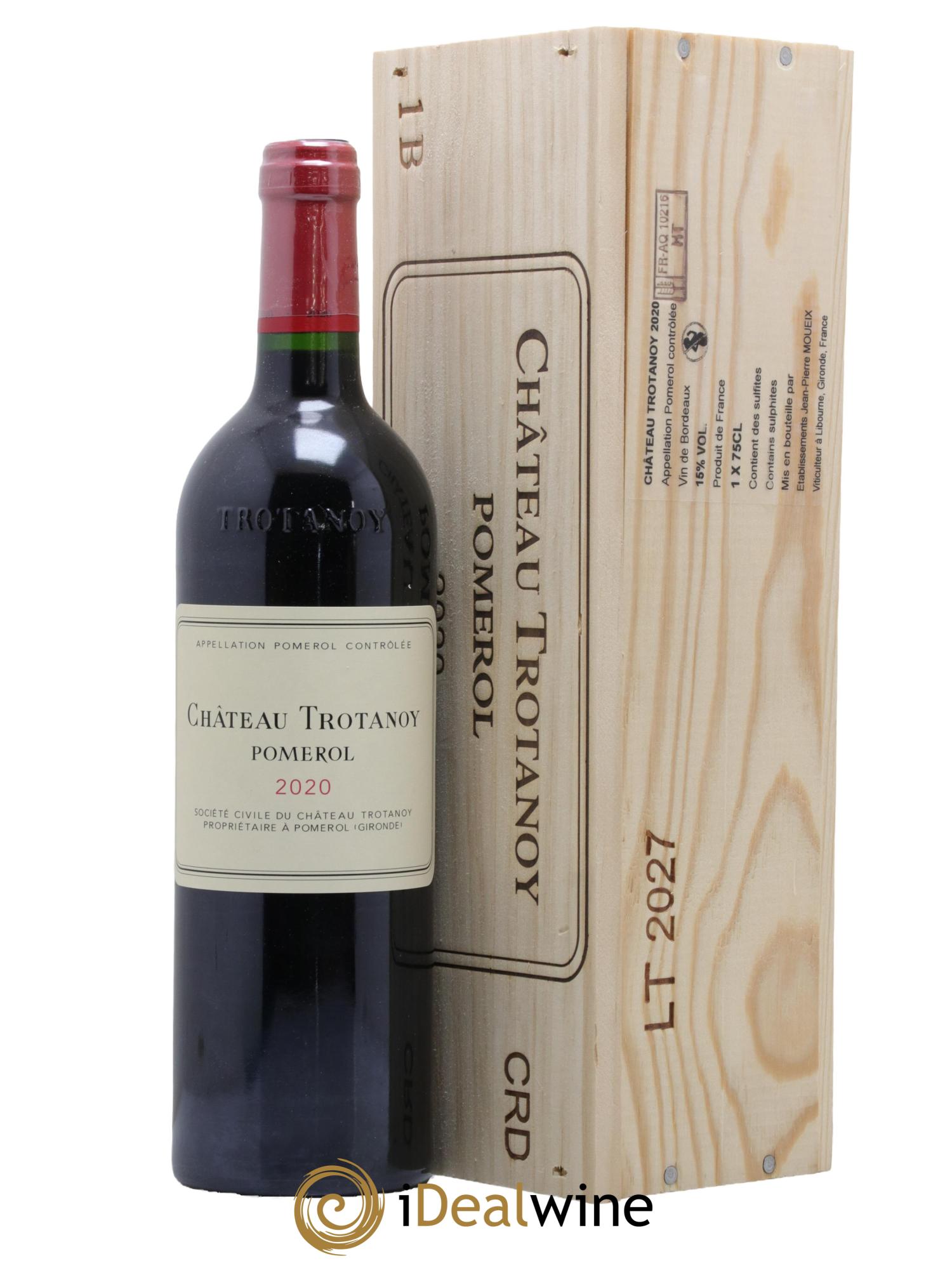 Château Trotanoy 2020 - Lot de 1 bouteille - 0