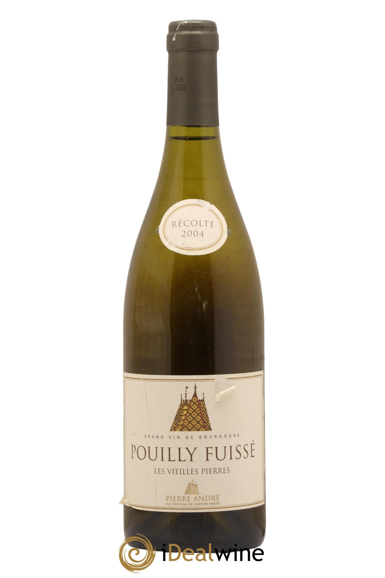 Pouilly-Fuissé Vieilles Pierres Maison Pierre Andre 2004 - Lot de 1 bouteille - 0