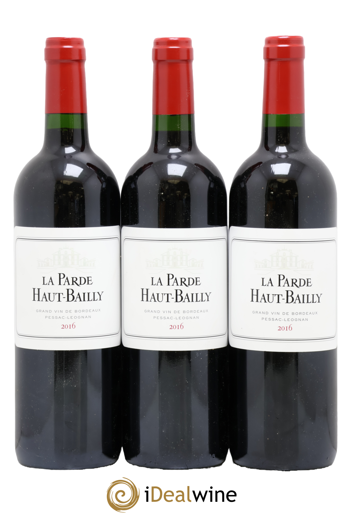 Haut Bailly II (Anciennement La Parde de Haut-Bailly) Second Vin 2016 - Lotto di 3 bottiglie - 0