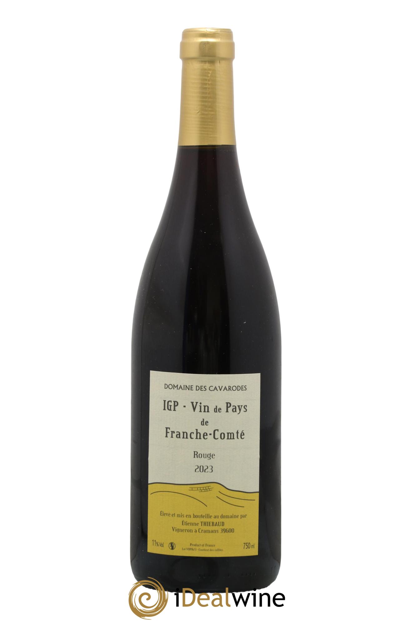 IGP de Franche-Comté Cavarodes (Domaine des) - Etienne Thiébaud 2023 - Posten von 1 Flasche - 0