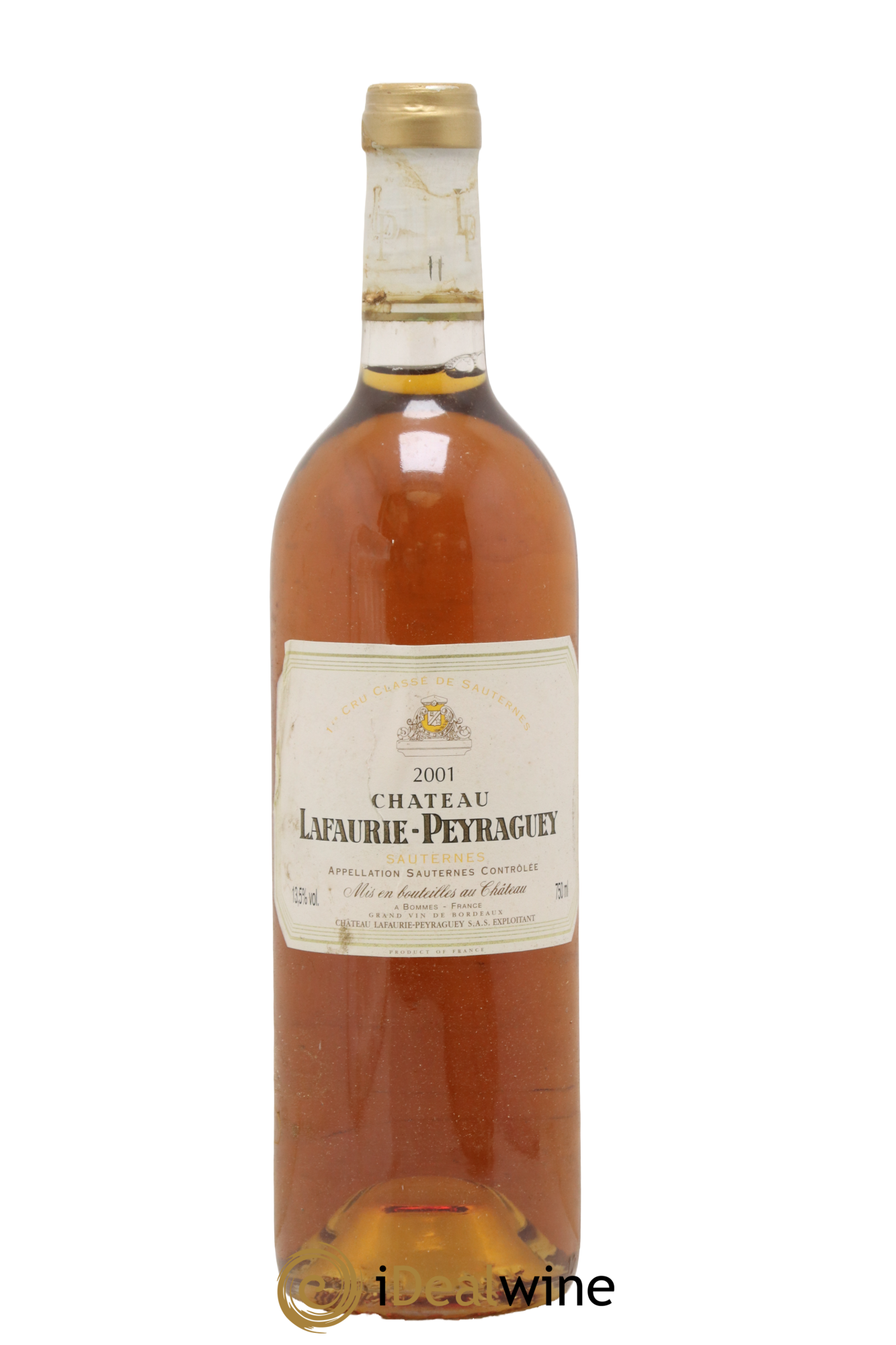 Château Lafaurie-Peyraguey 1er Grand Cru Classé 2001 - Lot de 1 bouteille - 0