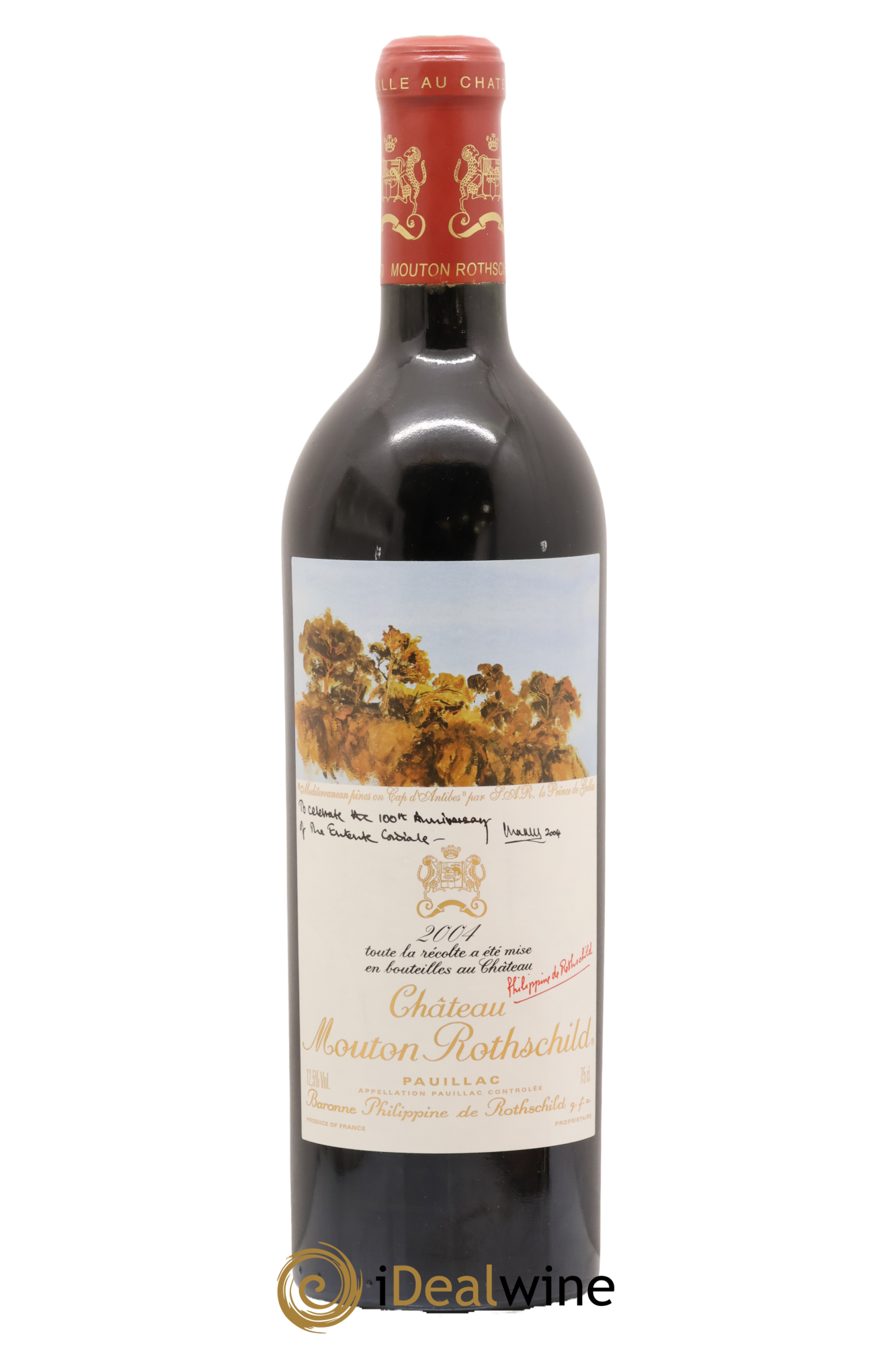 Château Mouton Rothschild 1er Grand Cru Classé 2004 - Posten von 1 Flasche - 0