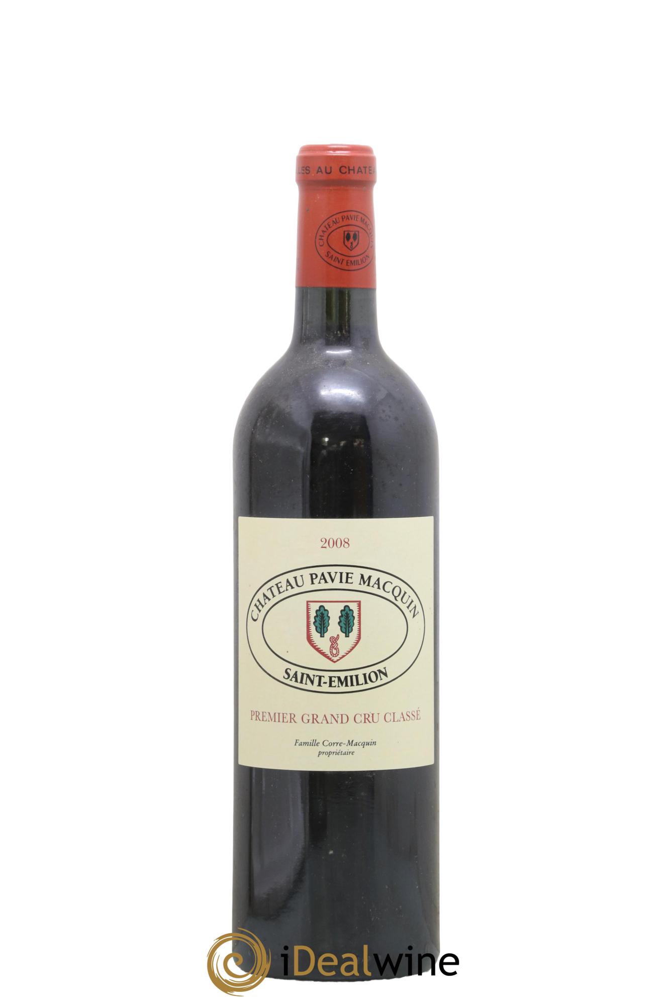 Château Pavie Macquin 1er Grand Cru Classé B 2008 - Lot de 1 bouteille - 0