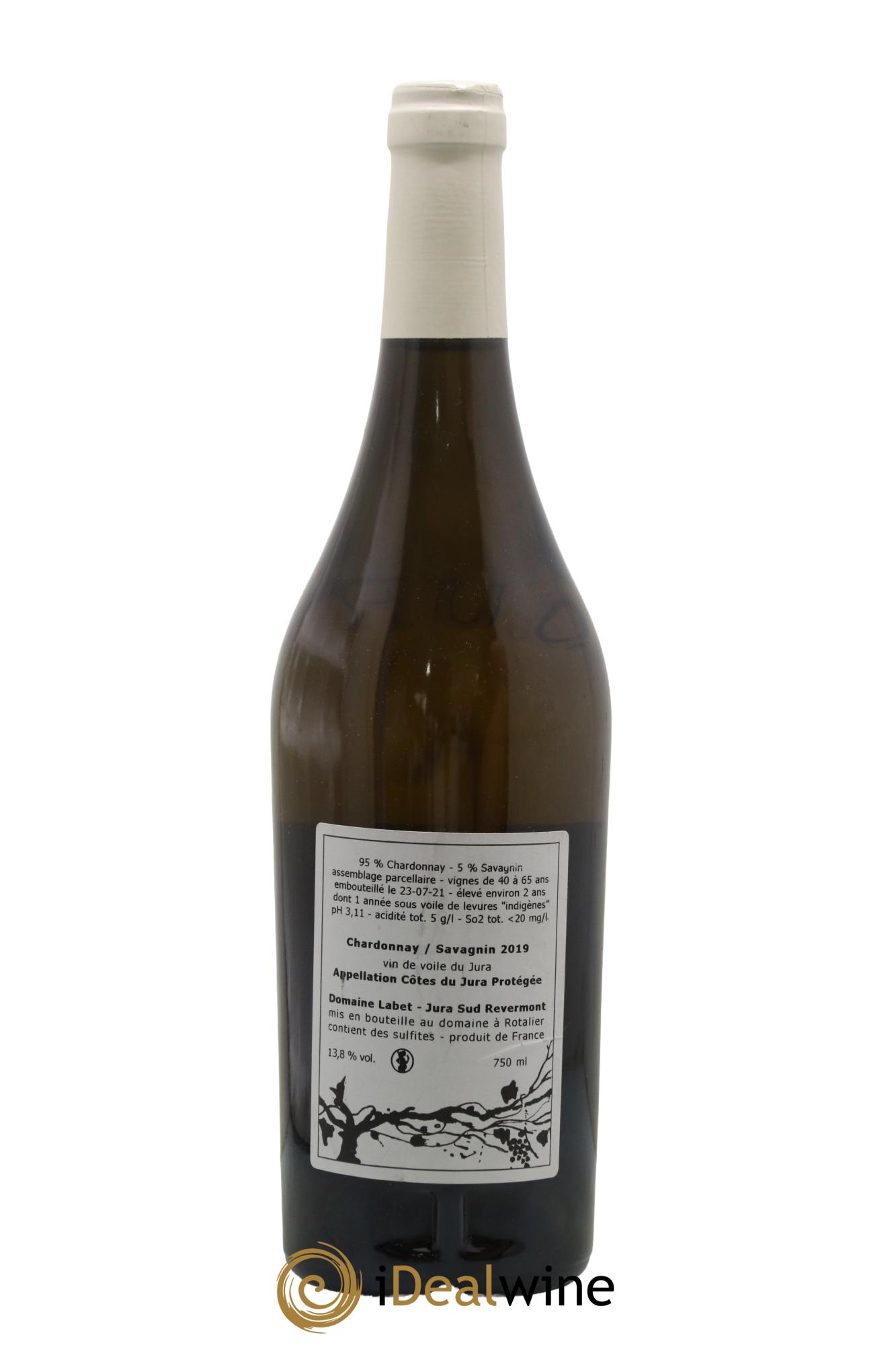 Côtes du Jura Vin de Voile Chardonnay-Savagnin cuvée de garde Romain - Julien  - Charline Labet 2019 - Lotto di 1 bottiglia - 1