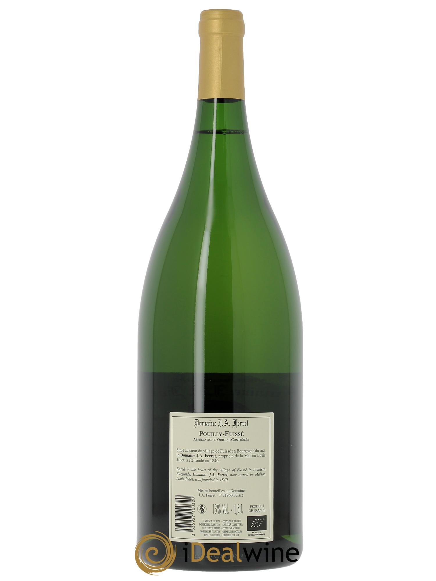 Pouilly-Fuissé J.A. Ferret (Domaine)  2023 - Lot de 1 magnum - 1