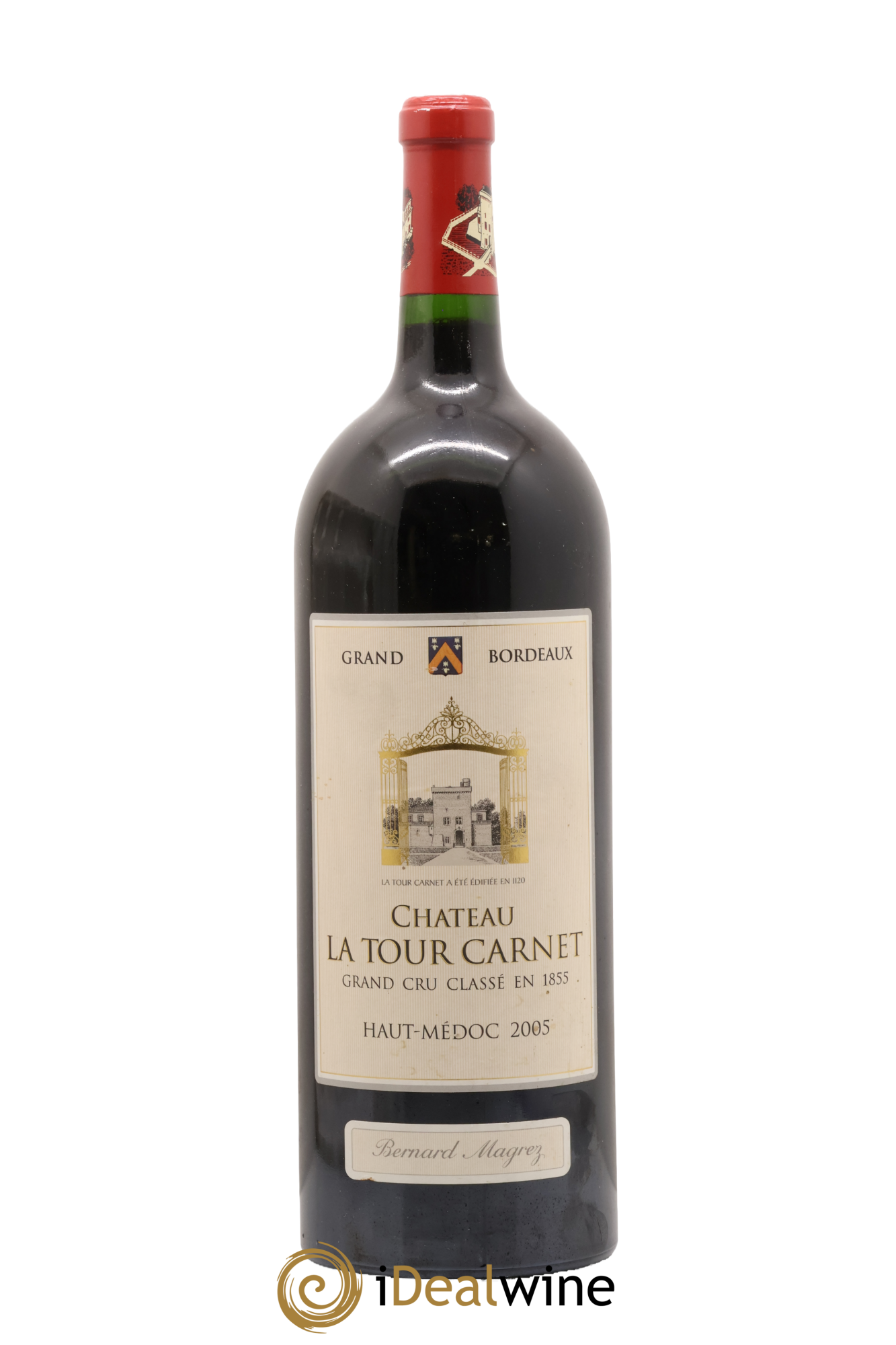 Château la Tour Carnet 4ème Grand Cru Classé 2005 - Lot de 1 magnum - 0