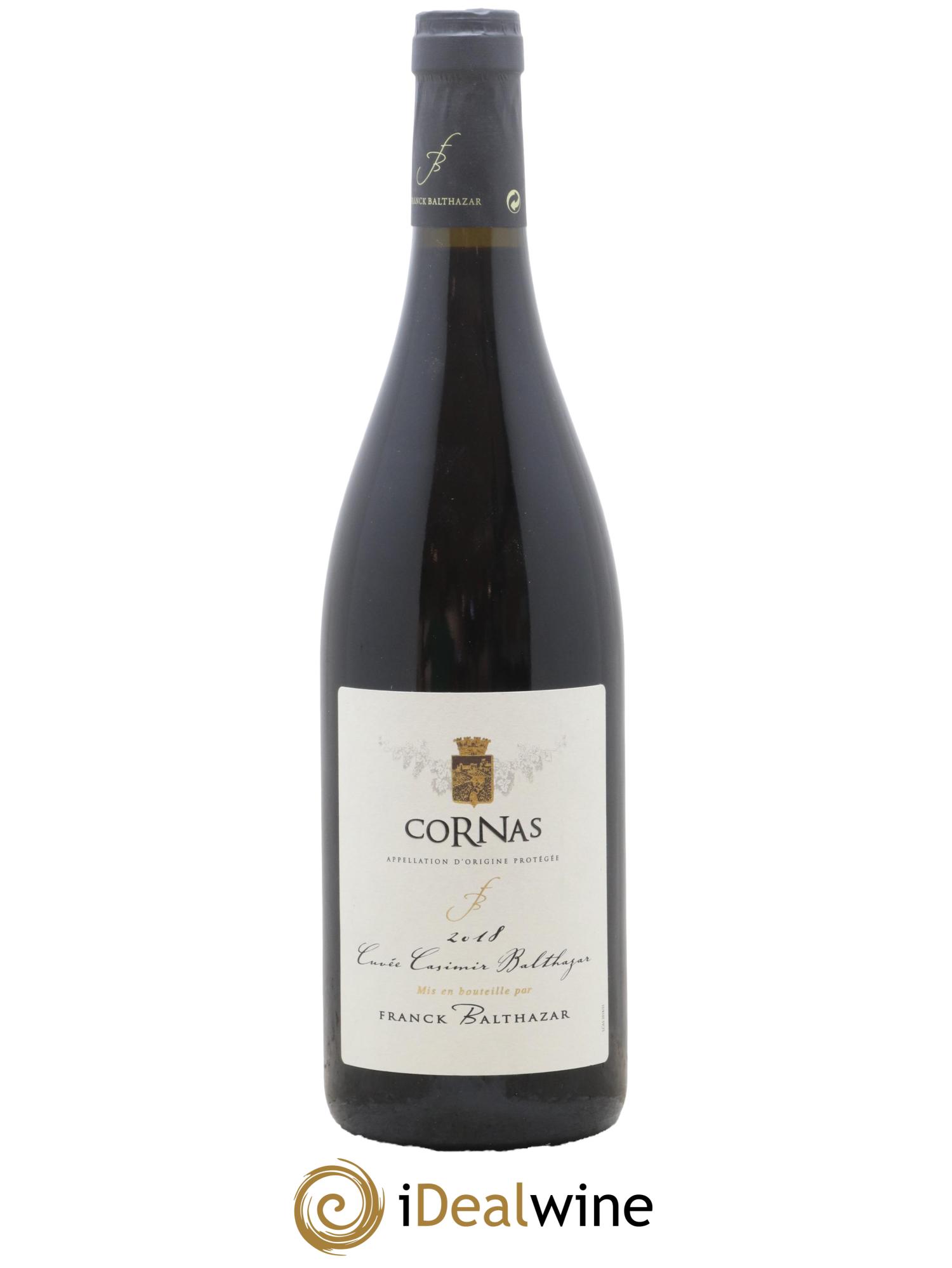 Cornas Cuvée Casimir Balthazar Franck Balthazar (Domaine) 2018 - Lot de 1 bouteille - 0