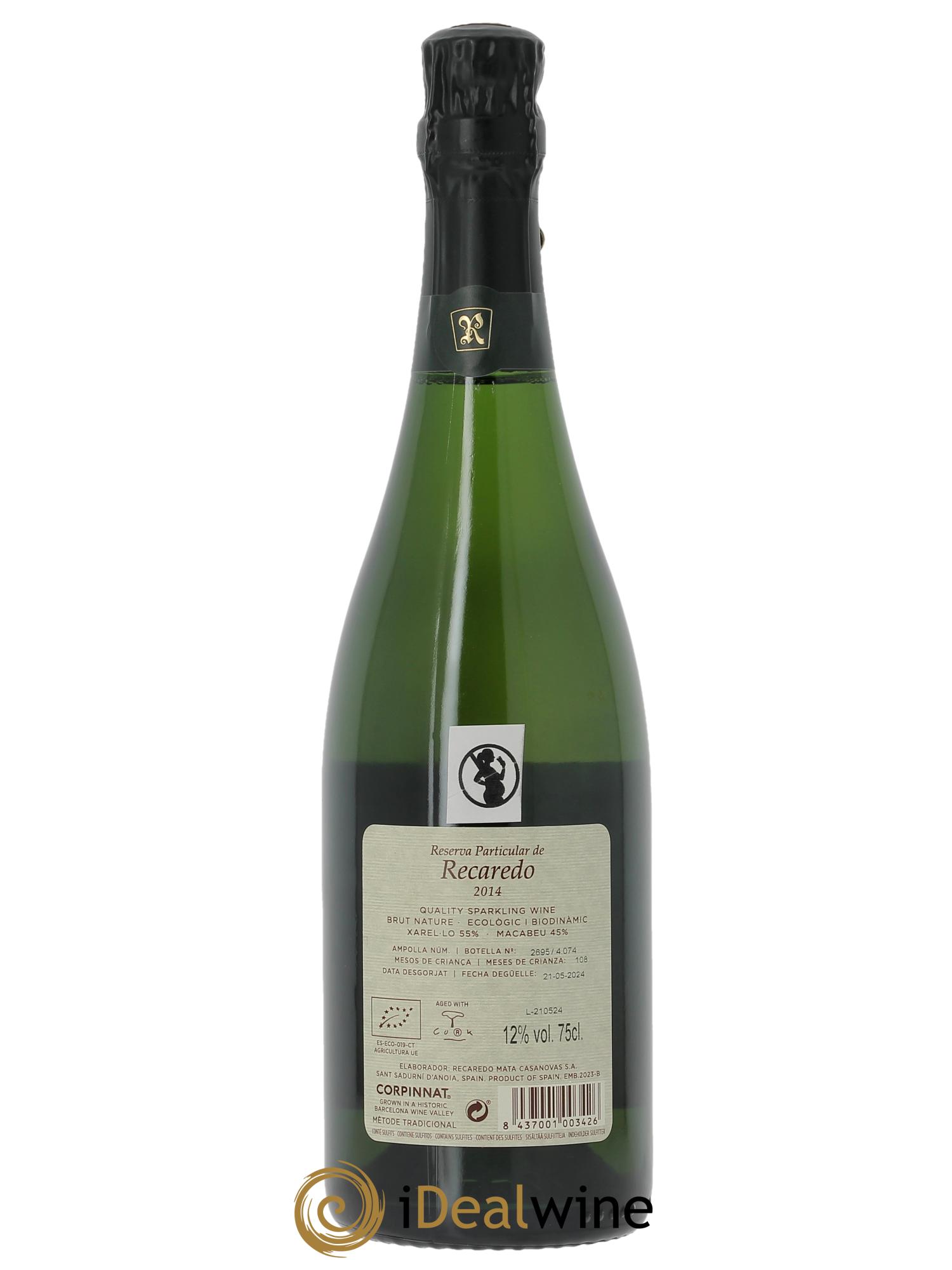 Corpinnat Reserva Particular Recaredo 2014 - Lot de 1 bouteille - 1