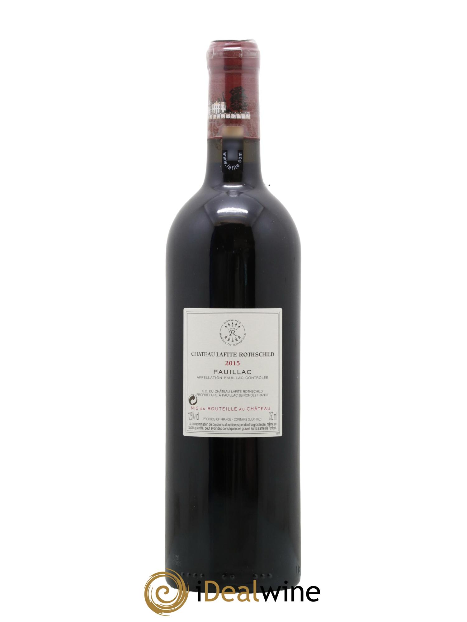 Château Lafite Rothschild 1er Grand Cru Classé 2015 - Lot de 1 bouteille - 1