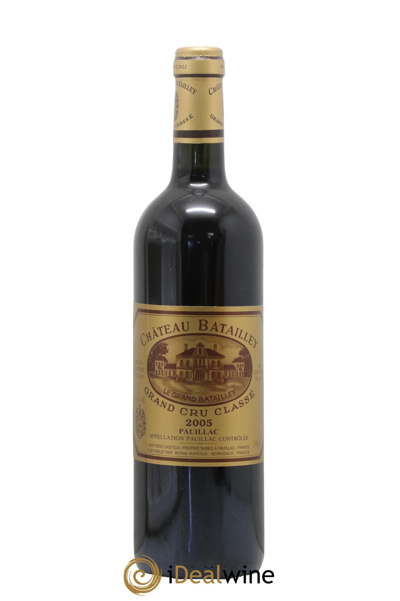 Château Batailley 5ème Grand Cru Classé 2005 - Lot de 1 bouteille - 0