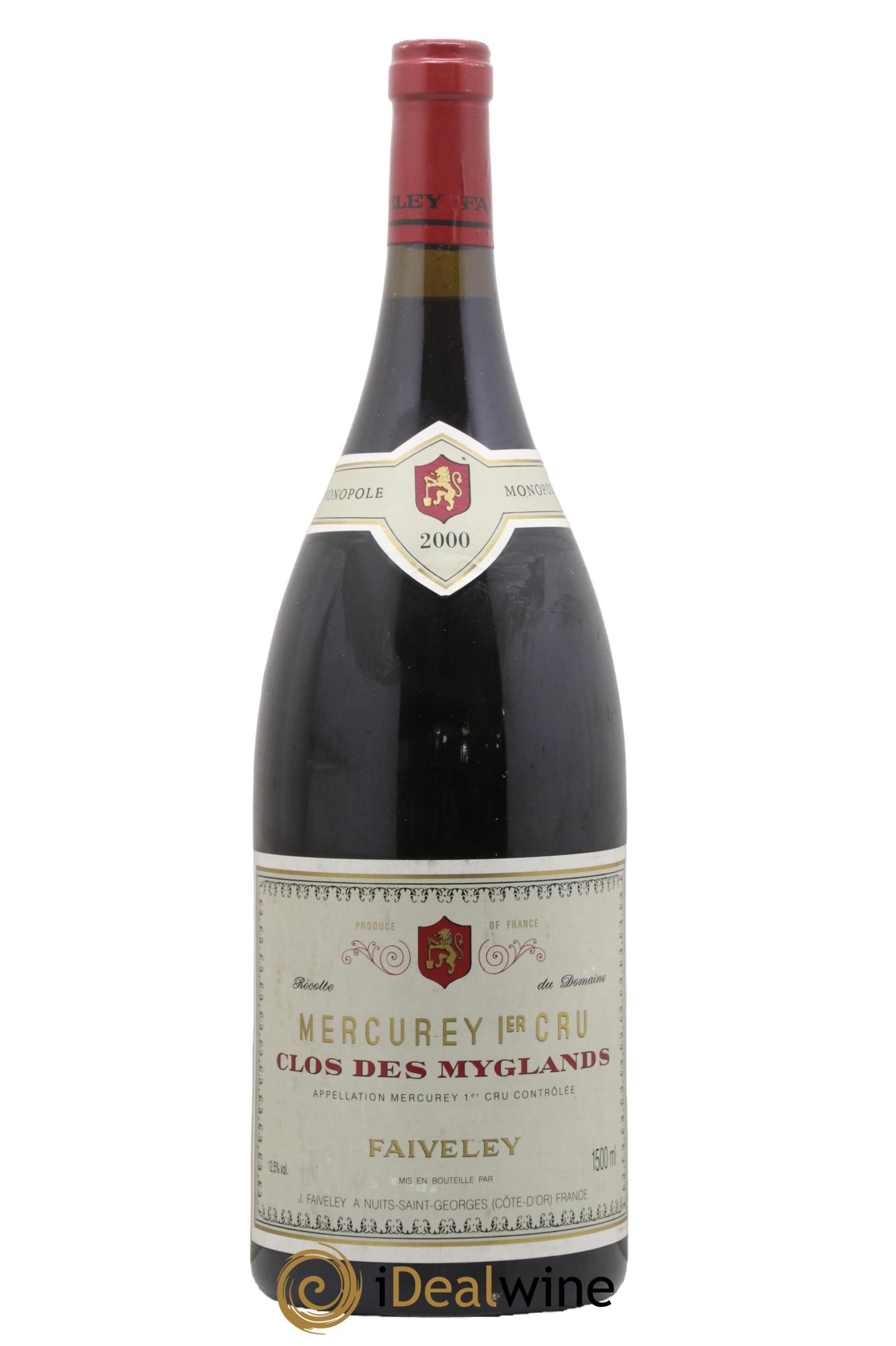 Mercurey 1er Cru Clos des Myglands Domaine de la Framboisière Faiveley 2000 - Lot de 1 magnum - 0