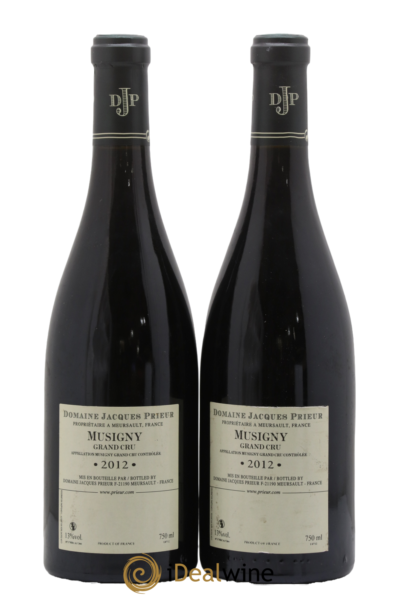 Musigny Grand Cru Jacques Prieur (Domaine) 2012 - Lot of 2 bottles - 1