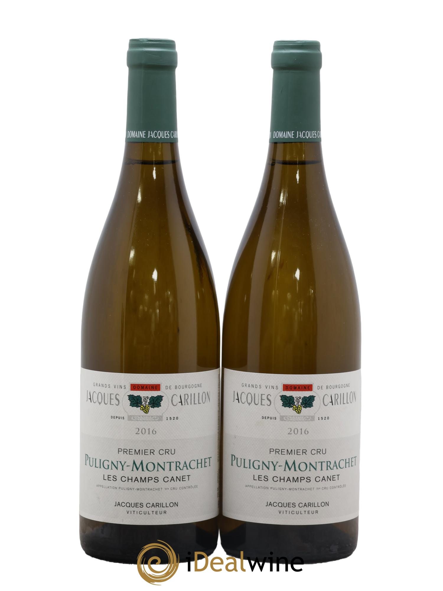 Puligny-Montrachet 1er Cru Les Champs Canet Jacques Carillon (Domaine) 2016 - Lot de 2 bouteilles - 0
