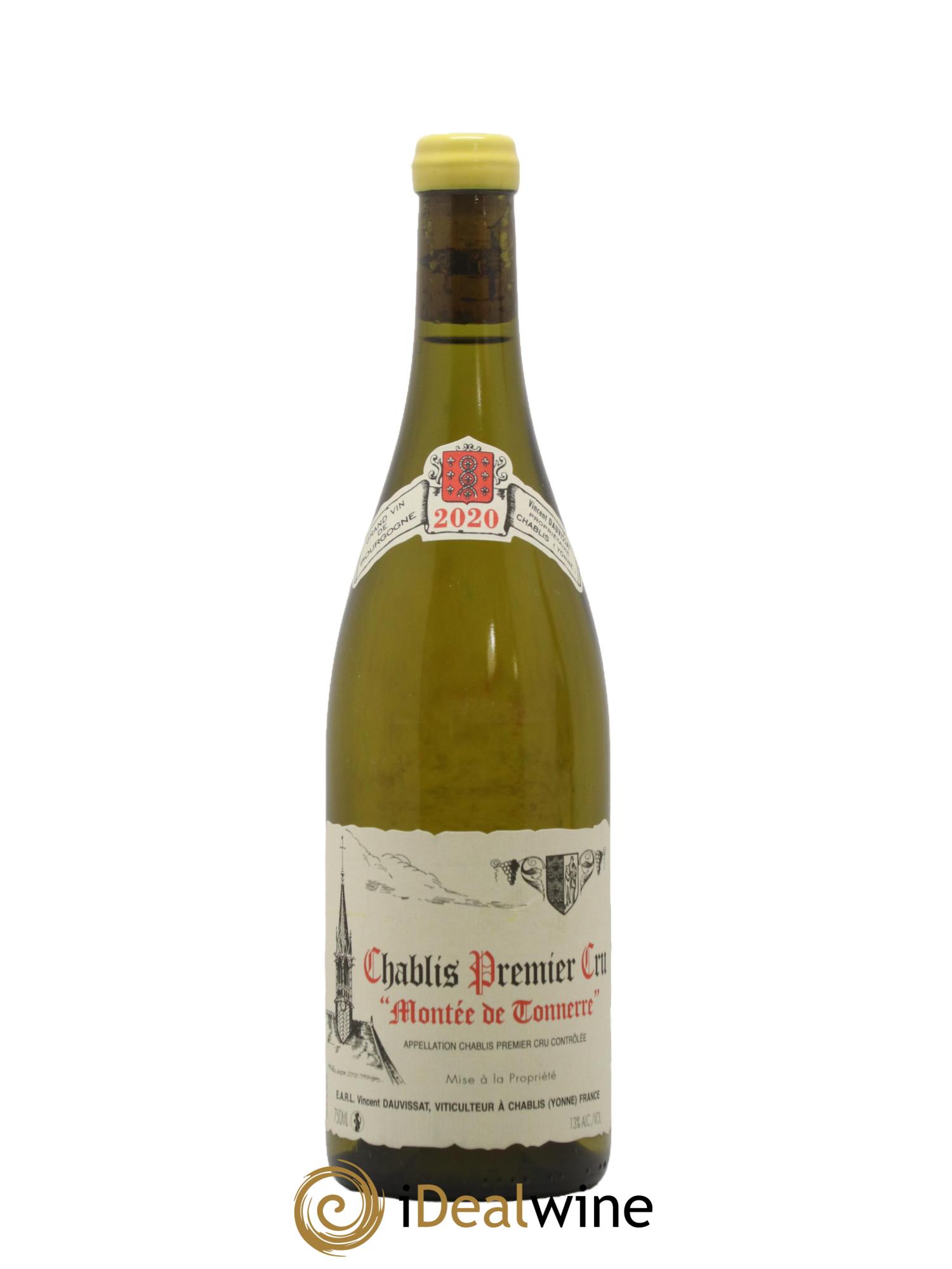 Chablis 1er Cru Montée de Tonnerre Vincent Dauvissat (Domaine) 2020 - Lot de 1 bouteille - 0