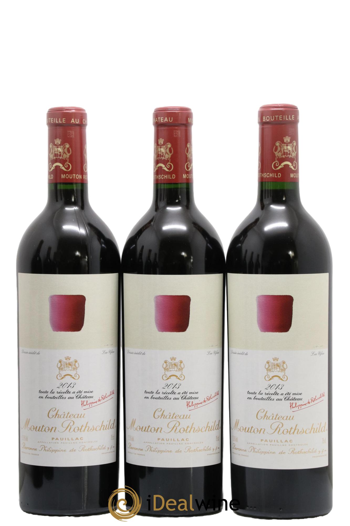 Château Mouton Rothschild 1er Grand Cru Classé  2013 - Lot de 6 bouteilles - 1