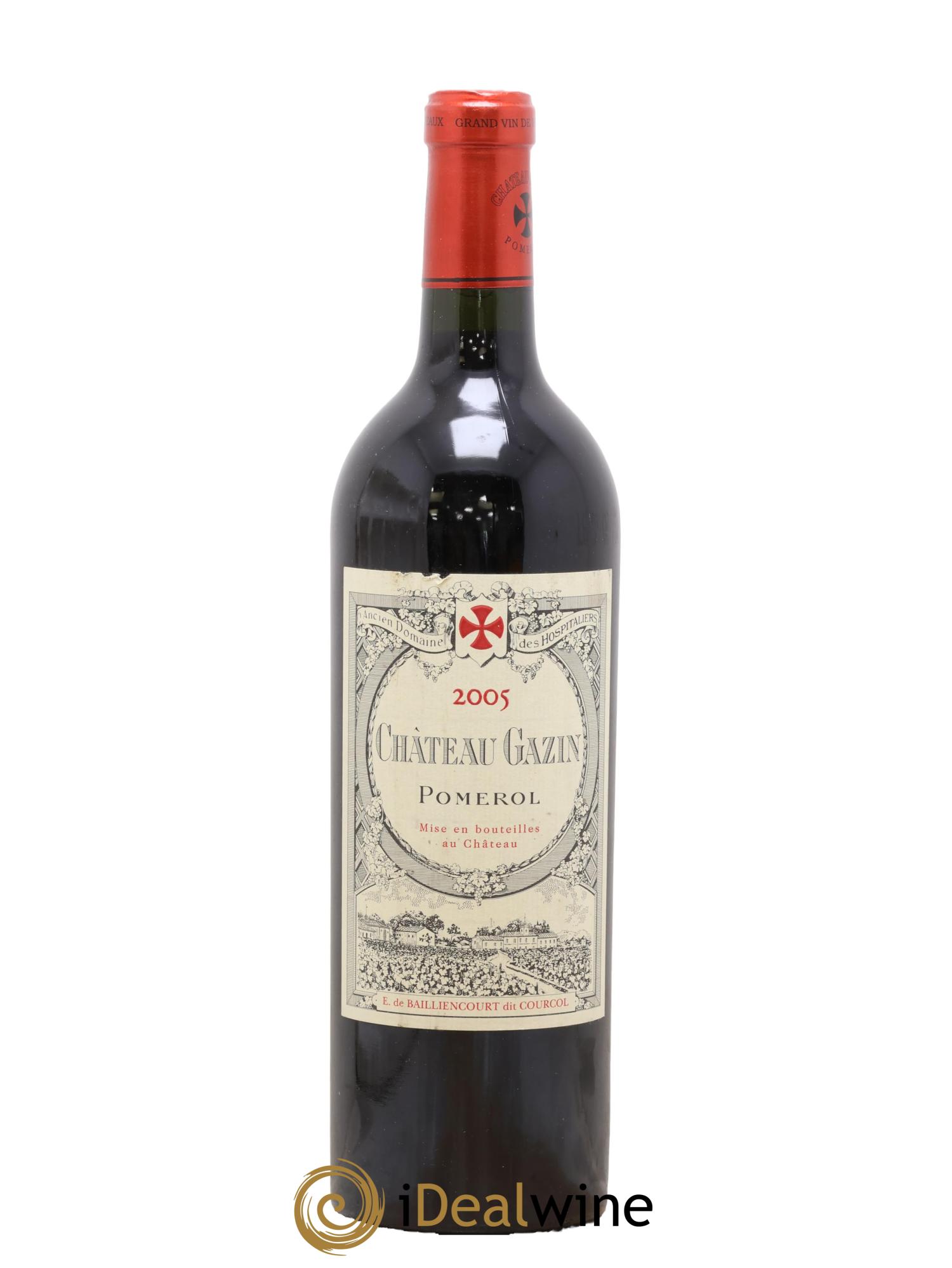 Château Gazin 2005 - Lot de 1 bouteille - 0