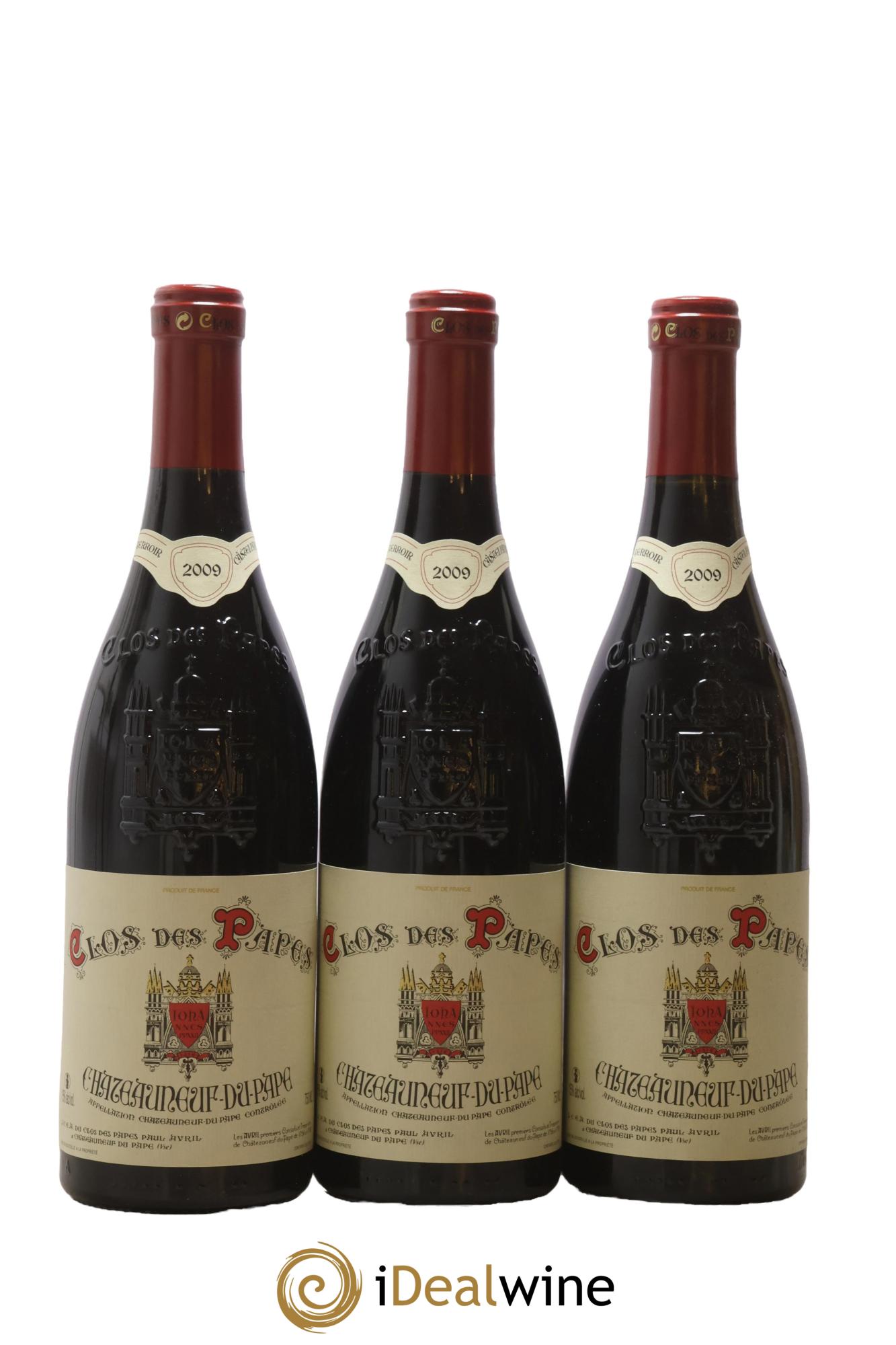 Châteauneuf-du-Pape Clos des Papes - Paul Avril 2009 - Lot de 6 bouteilles - 2