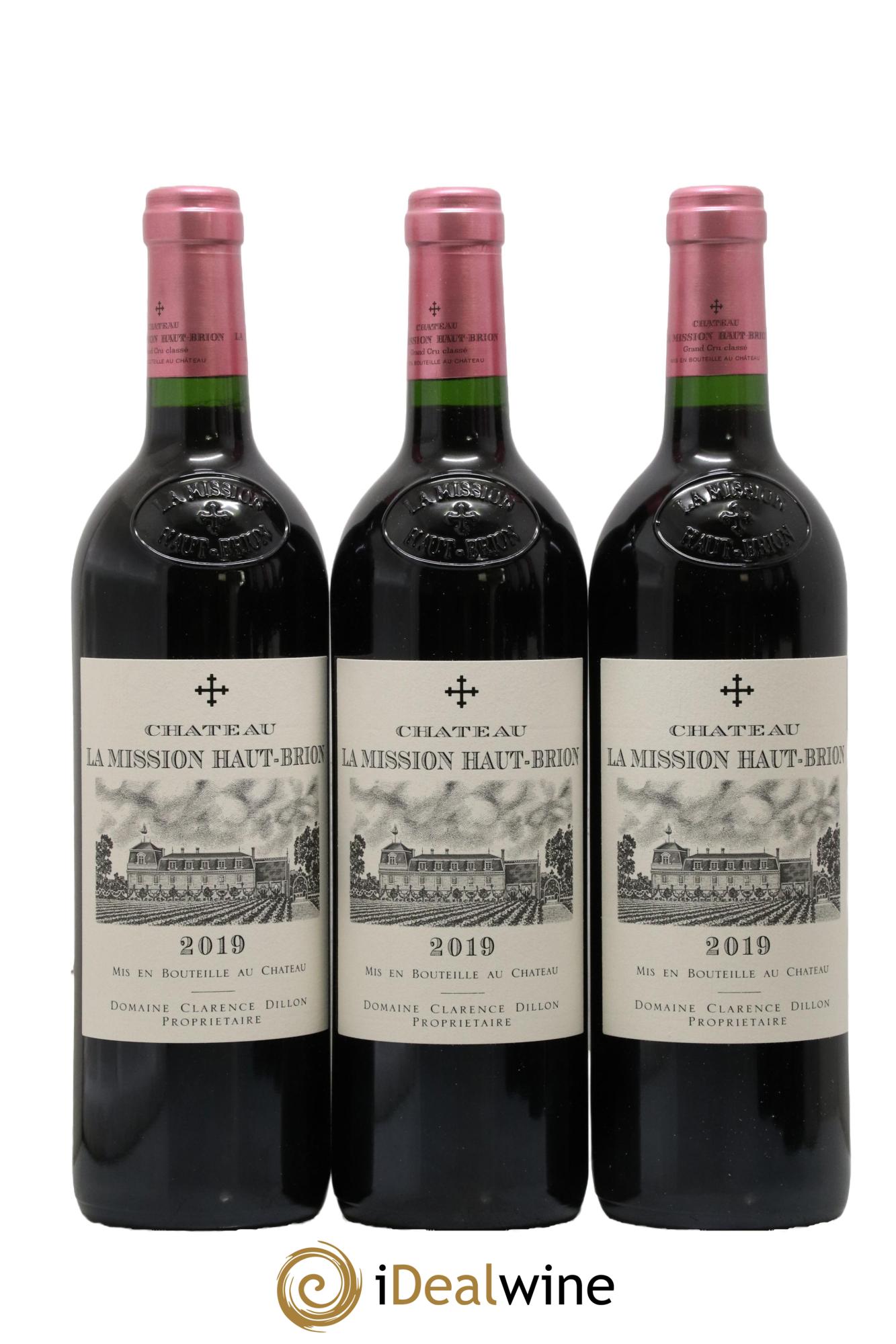 Château la Mission Haut-Brion Cru Classé de Graves  2019 - Lot of 6 bottles - 1