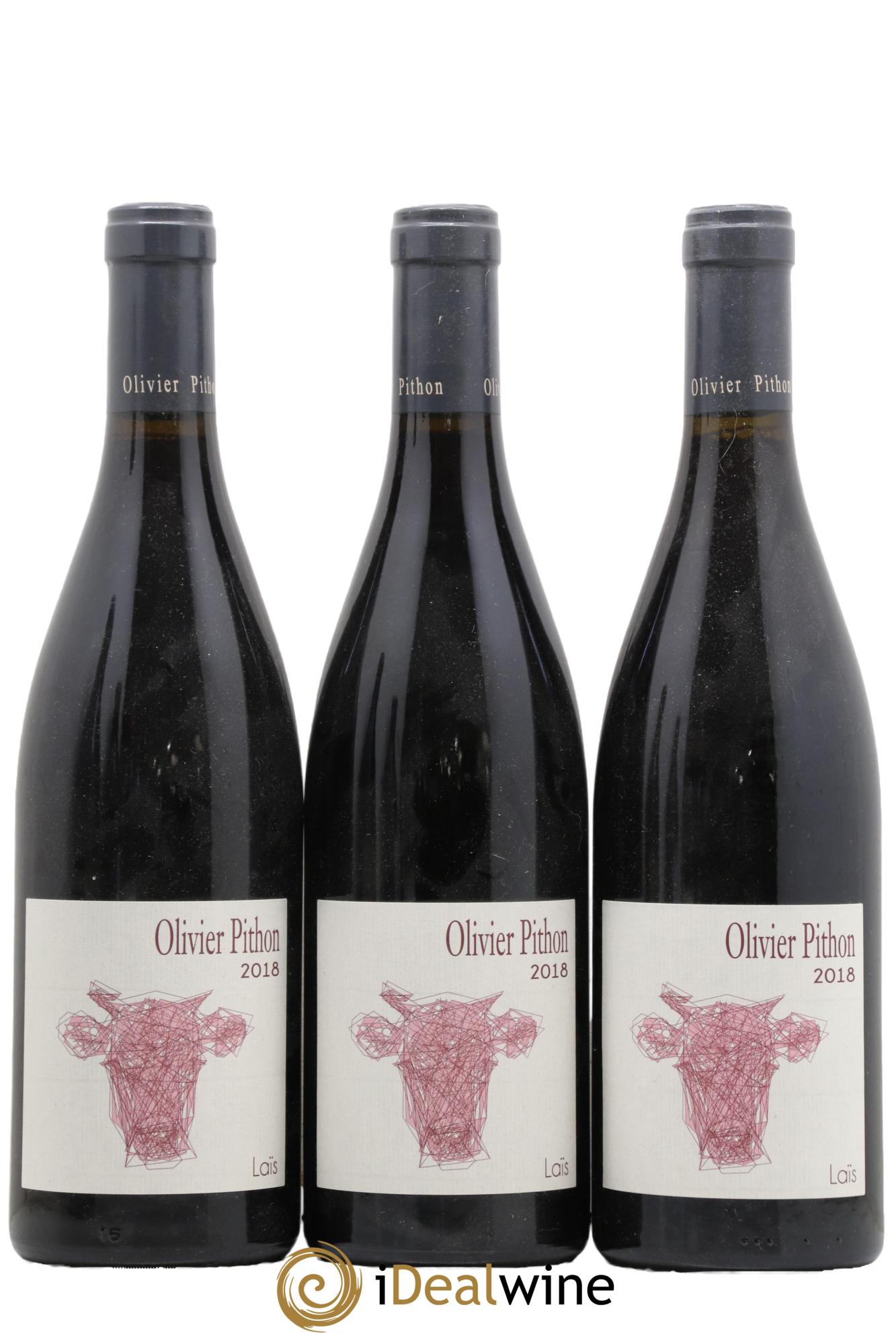 Côtes du Roussillon Olivier Pithon Laïs 2018 - Lot de 3 bouteilles - 0