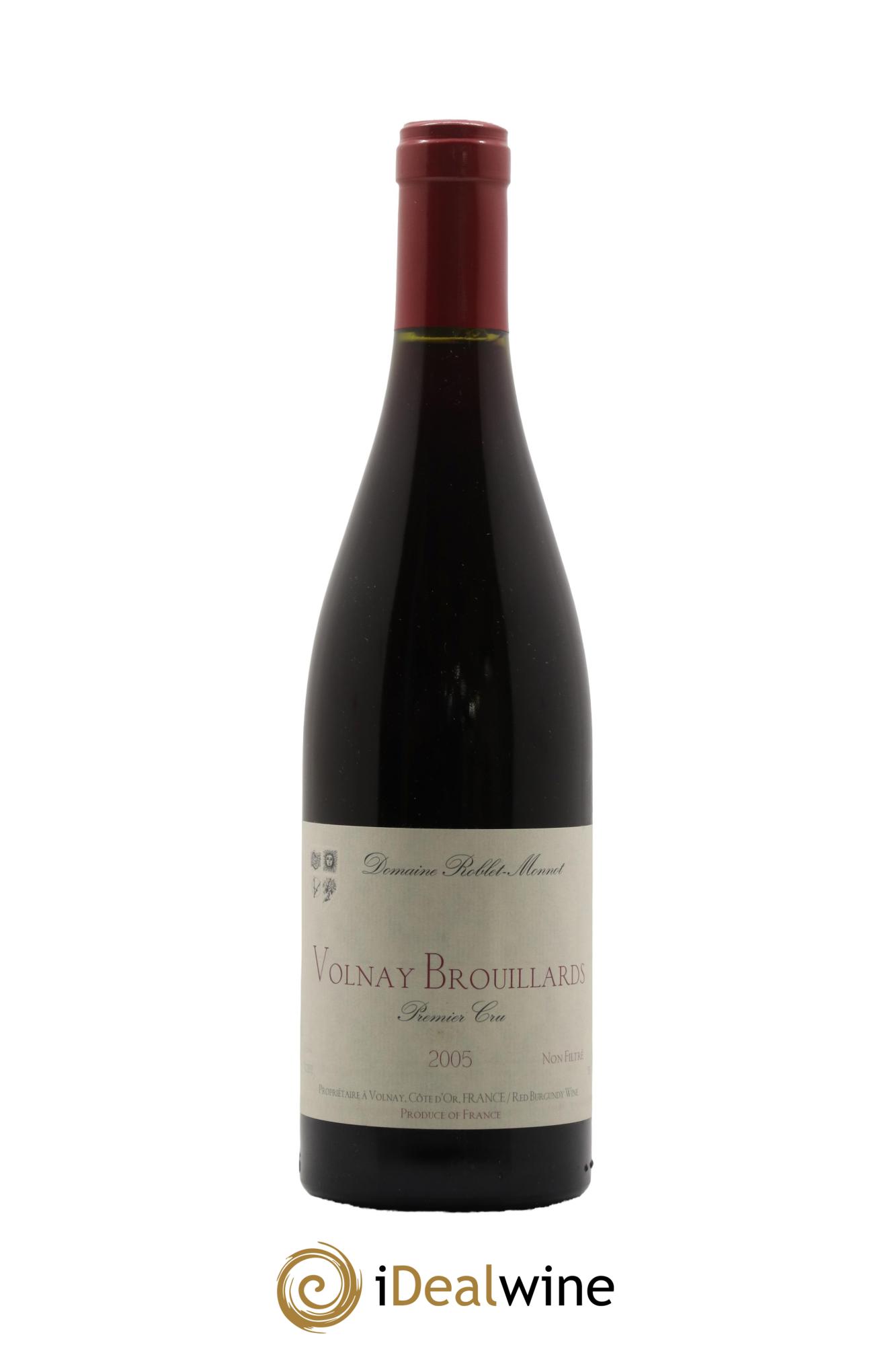 Volnay 1er Cru Brouillards Roblet-Monnot (Domaine) 2005 - Lot de 1 bouteille - 0