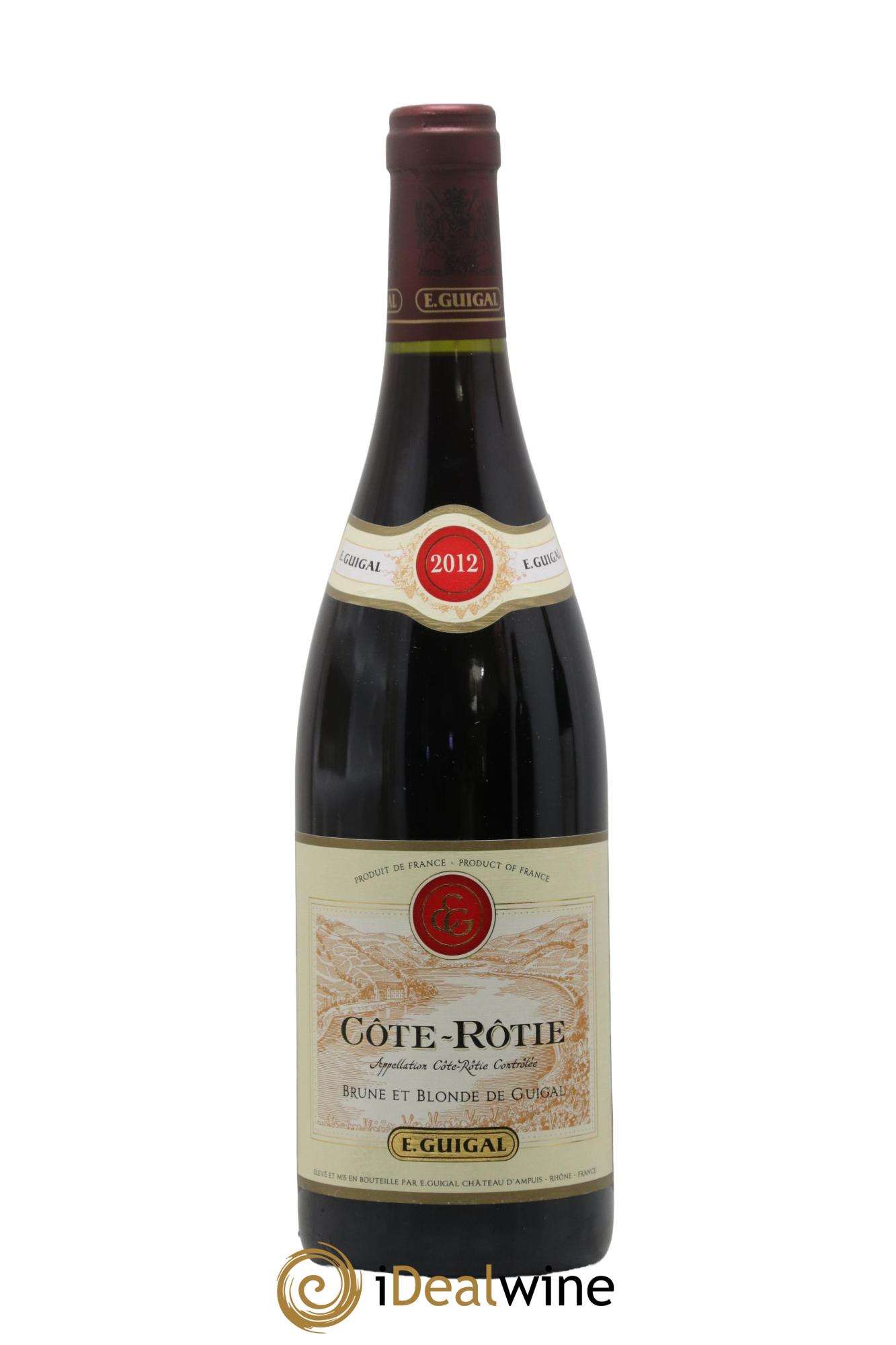 Côte-Rôtie Côtes Brune et Blonde Guigal 2012 - Lot de 1 bouteille - 0