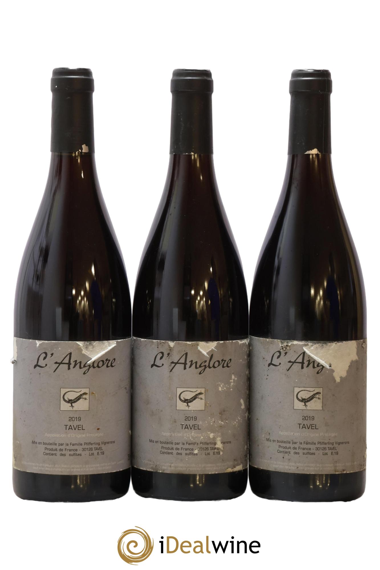Tavel L'Anglore 2019 - Lot de 3 bouteilles - 0