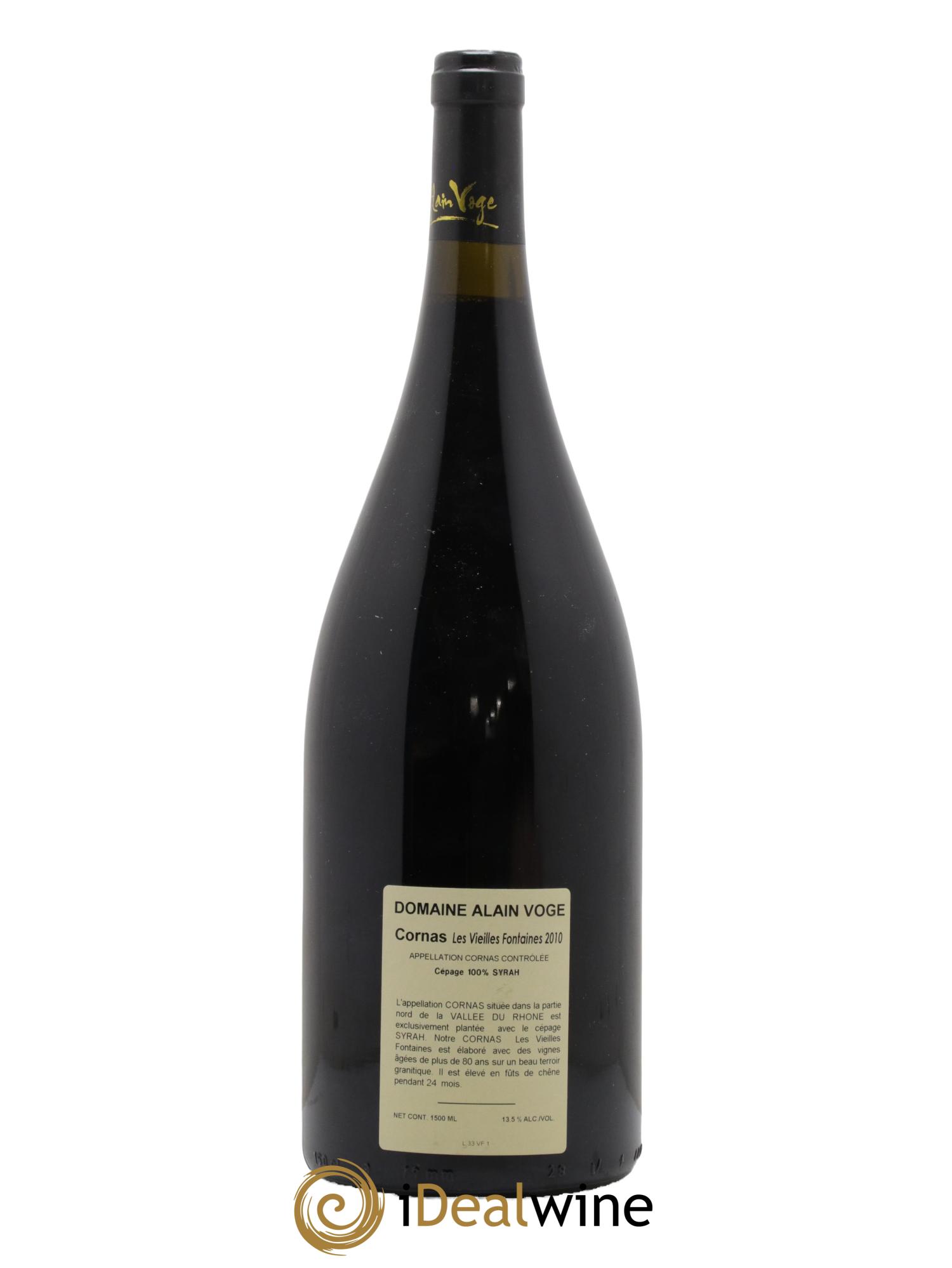 Cornas Les Vieilles Fontaines Alain Voge (Domaine) 2010 - Lot de 1 magnum - 1