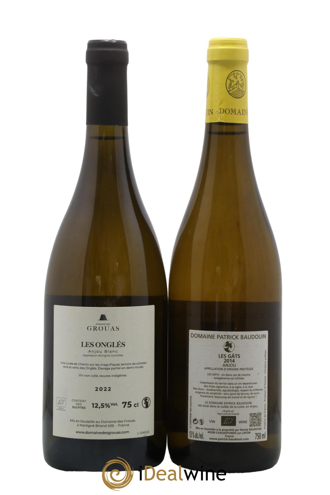 Assortiment de vins d'Anjou noir - Saumur - Bourgueil N°4 - Lot of 6 bottles - 4