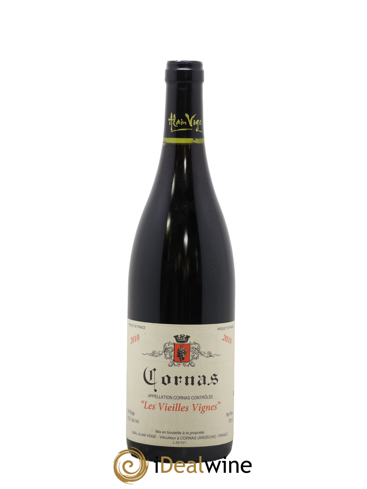 Cornas Les Vieilles Vignes Alain Voge (Domaine) 2010 - Lot de 1 bouteille - 0