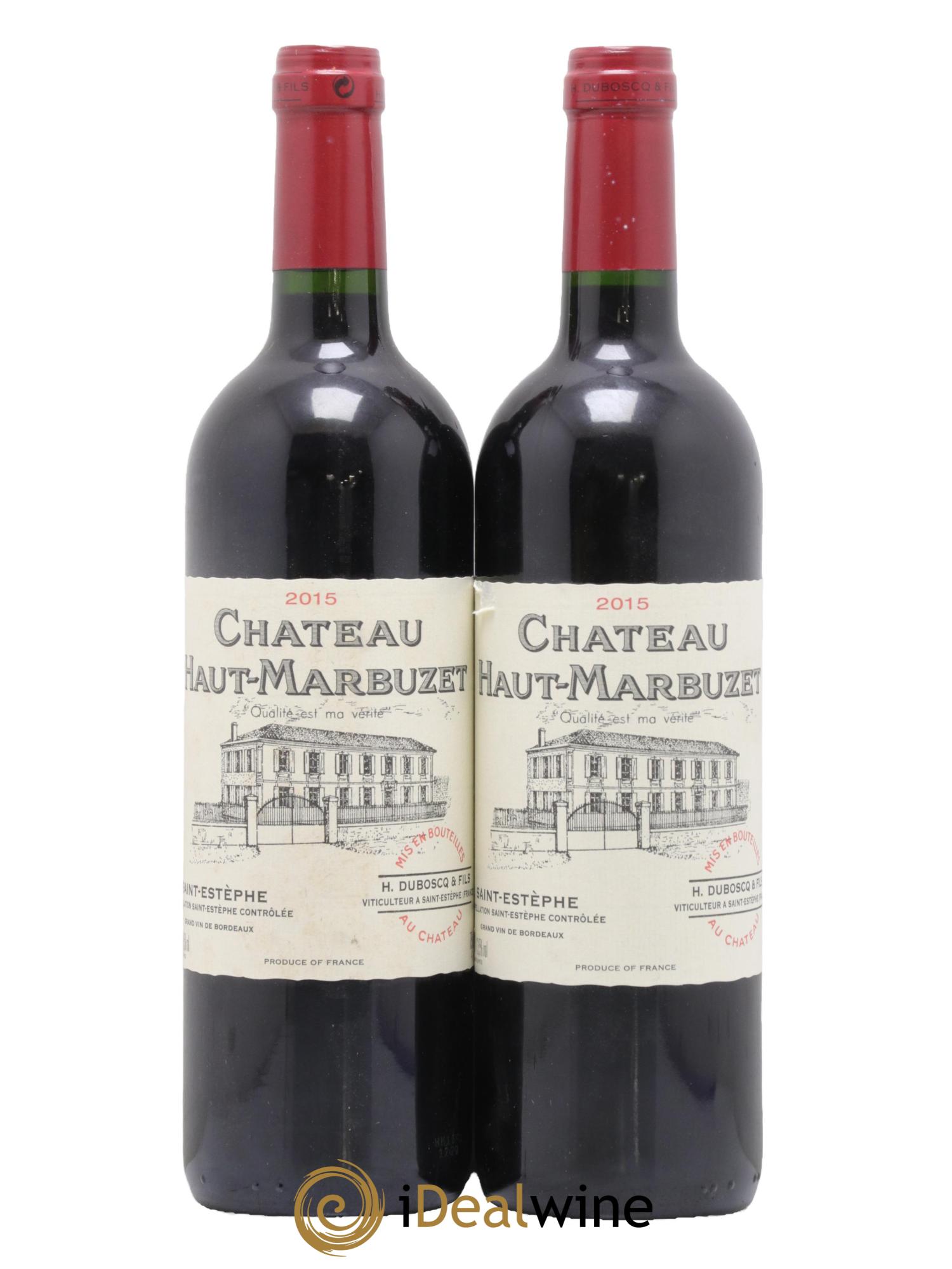 Château Haut Marbuzet 2015 - Lot de 2 bouteilles - 0