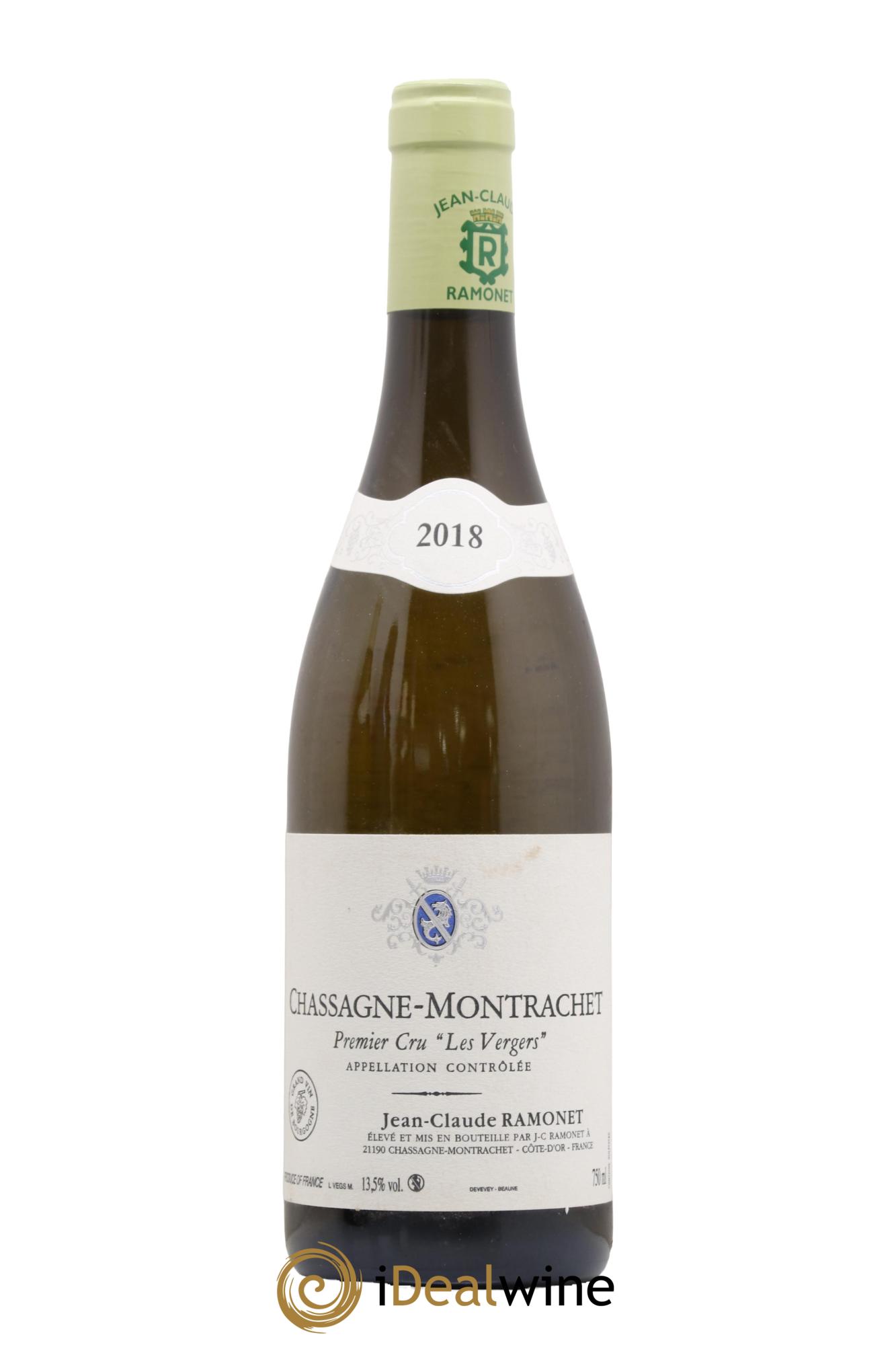 Chassagne-Montrachet 1er Cru Les Vergers Ramonet (Domaine) 2018 - Lot de 1 bouteille - 0